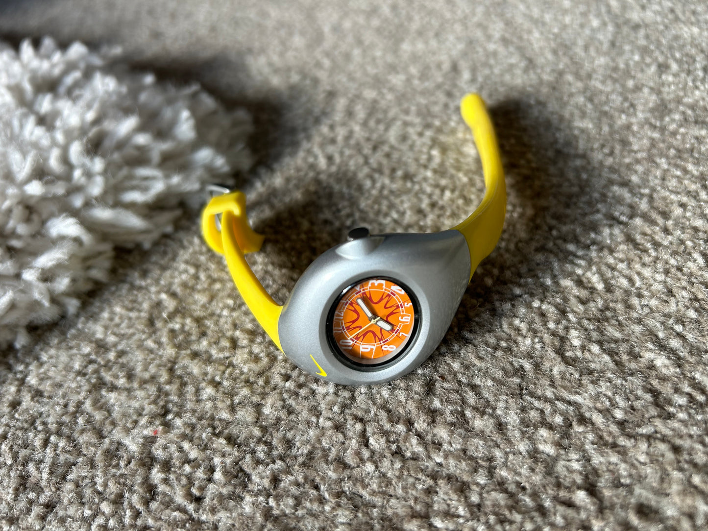 Vintage Nike Triax Sports Watch Yellow