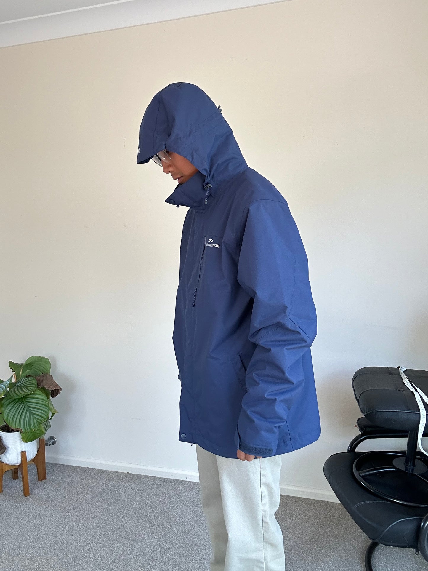 Kathmandu Men's Andulo 2-layer Rain Jacket Navy XL