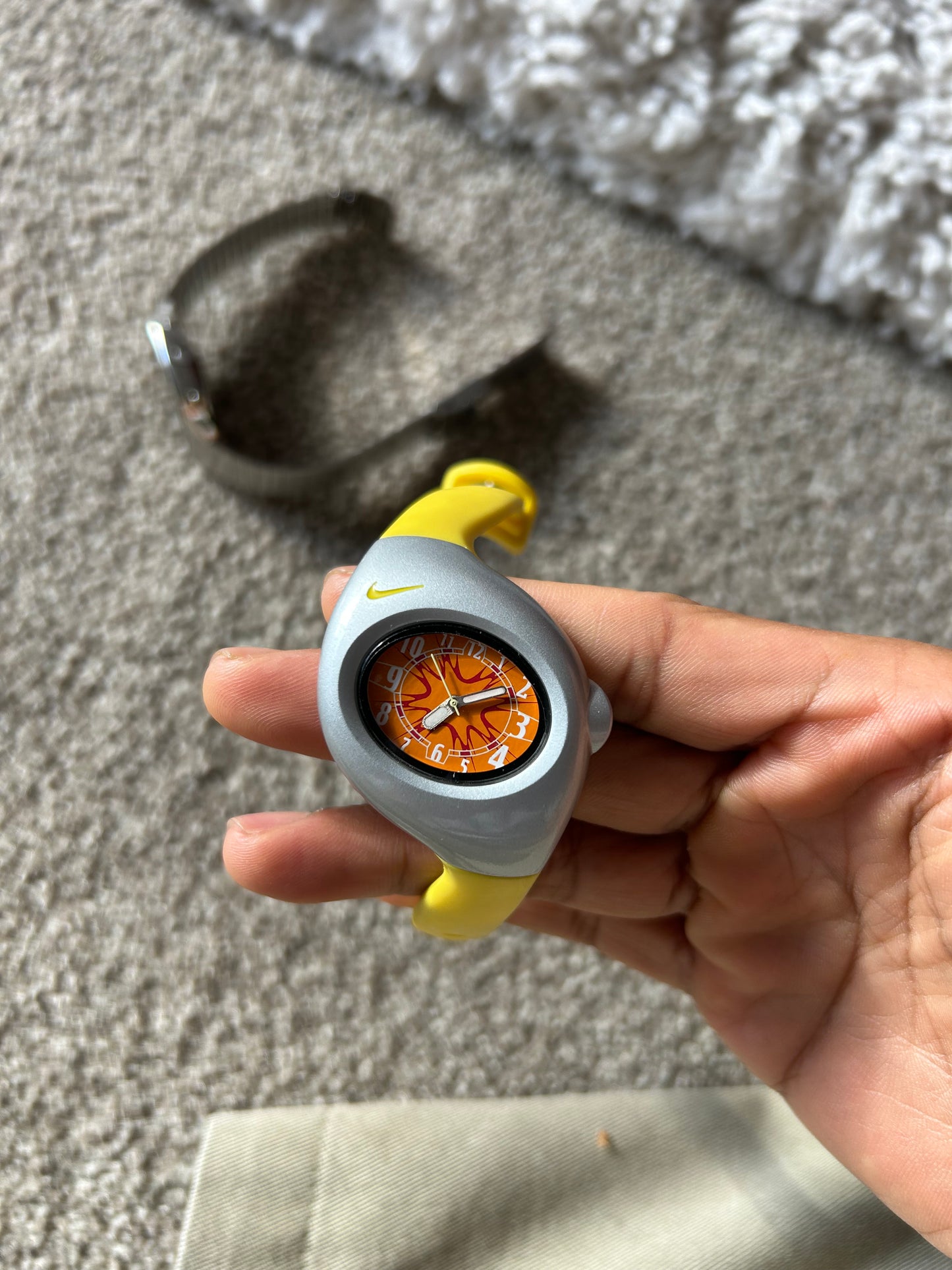Vintage Nike Triax Sports Watch Yellow