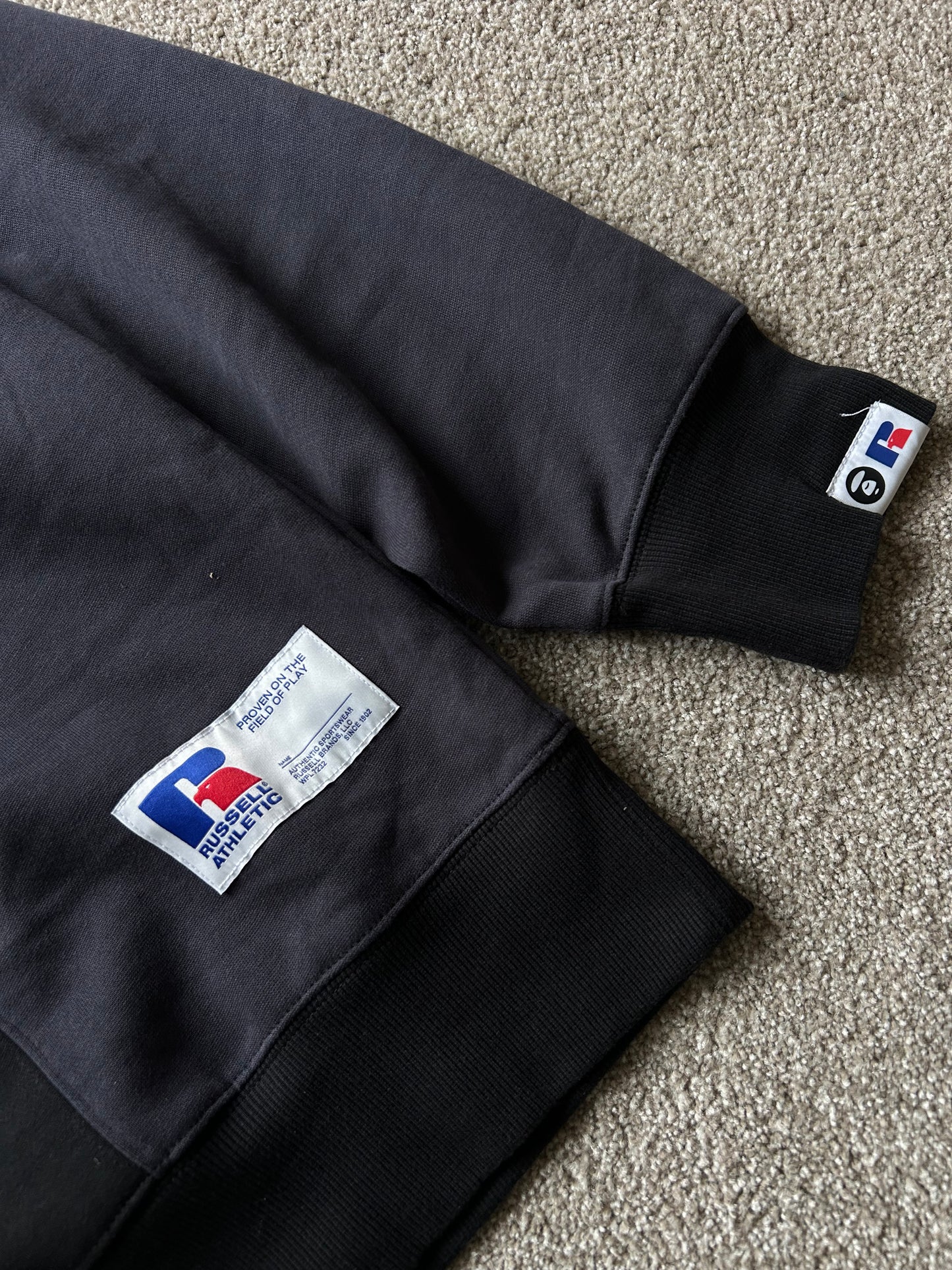 AAPE x Russel Athletic XL Grey Two tone