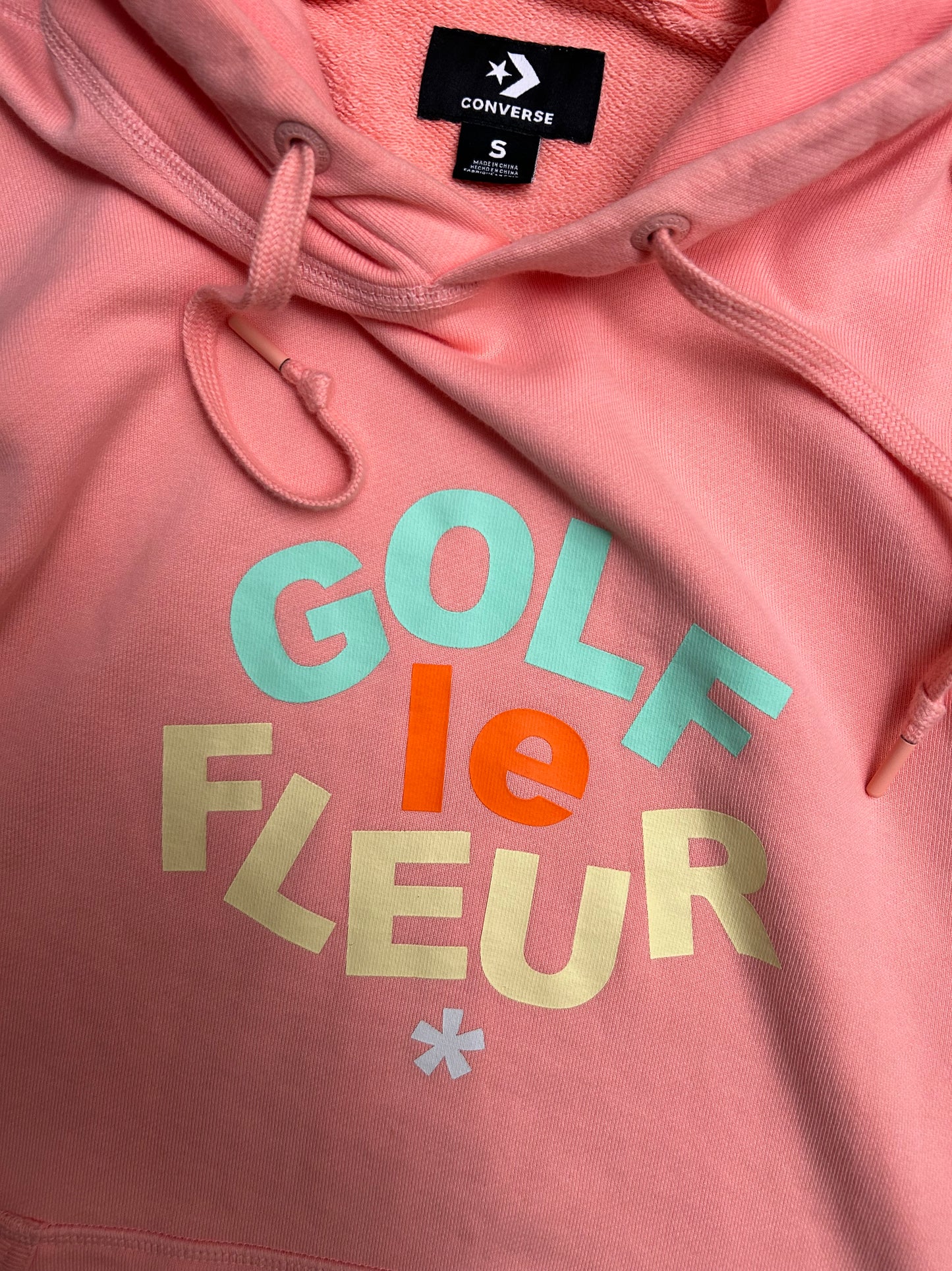Converse × Golf Wang
Golf Wang x Converse Golf Le Fleur Pink Logo Hoodie Small