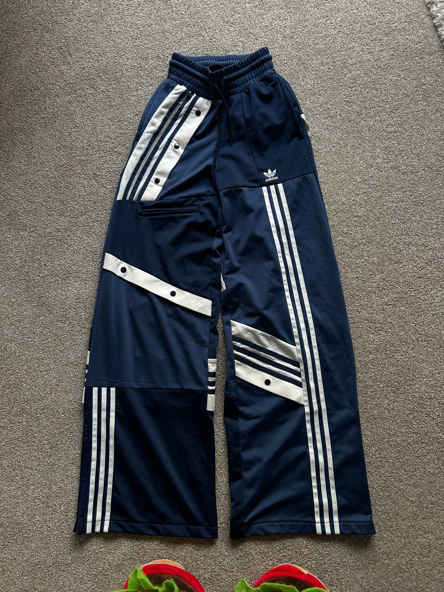 Adidas Originals X Danielle Cathari Deconstructed Track&Top In Navy Extra Small Blue
