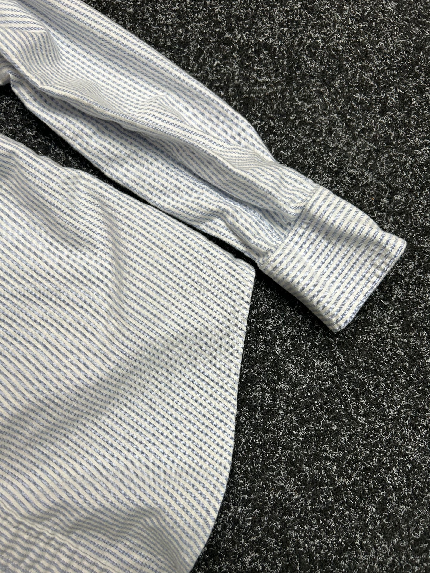 Polo RL Striped Polo Women's Light Blue XS