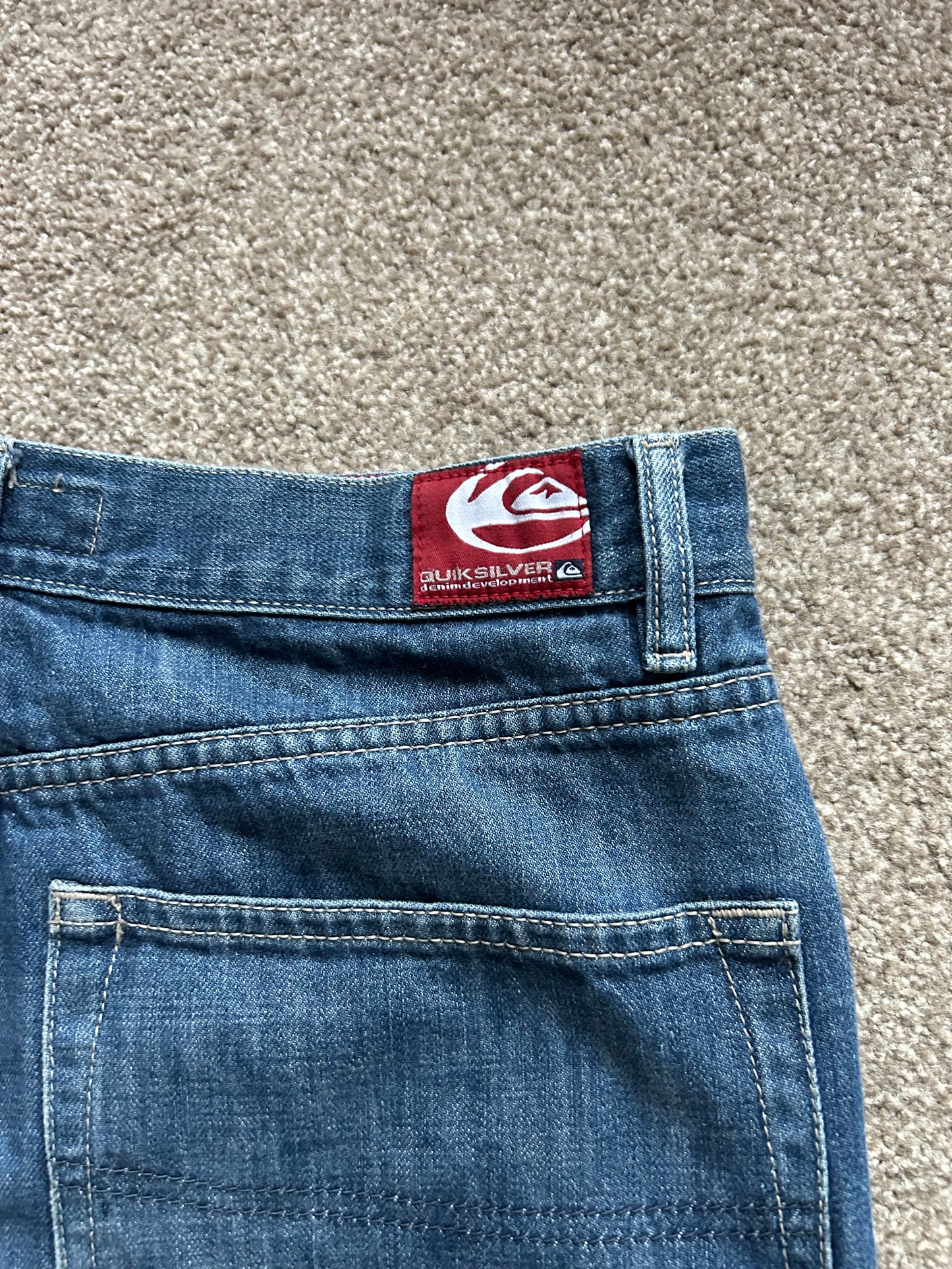 Vintage Quiksilver Baggy Fit Jeans Men's size 34 Loose 5 Denim