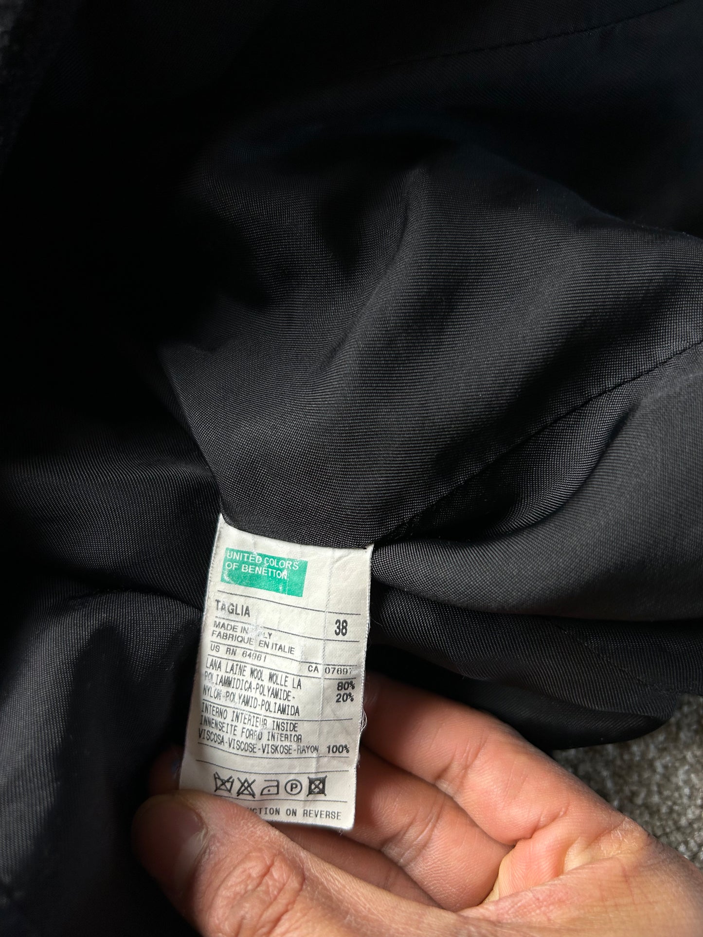 United Colors of Benetton
COAT - Wool Coats Made in Italy Extra Small Black