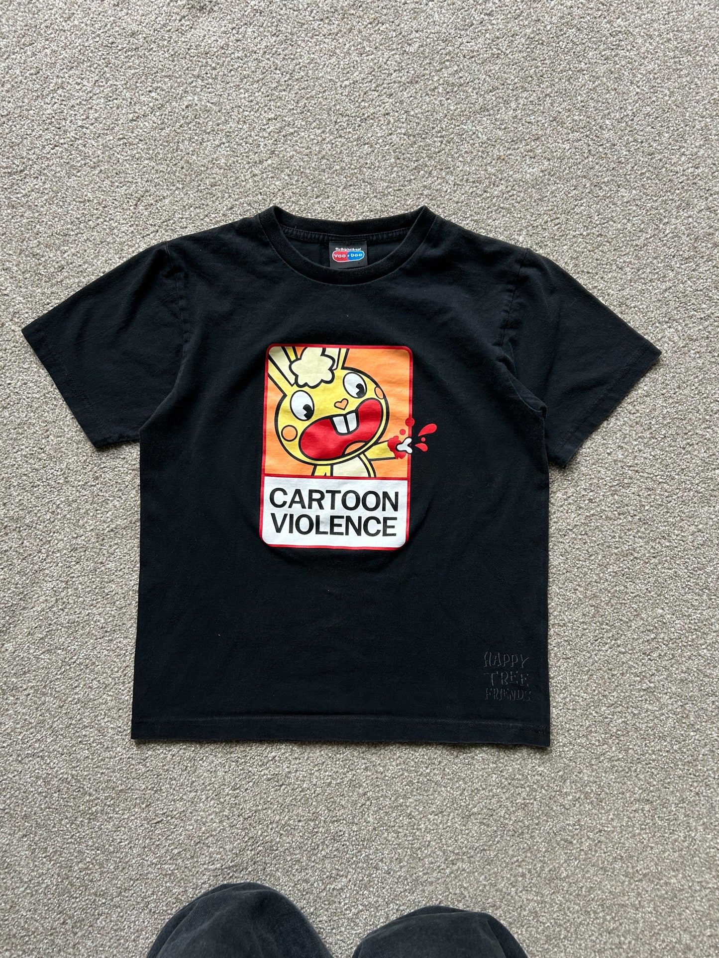 Happy Tree Friends Tee Black Xtra Small Made in Thailand