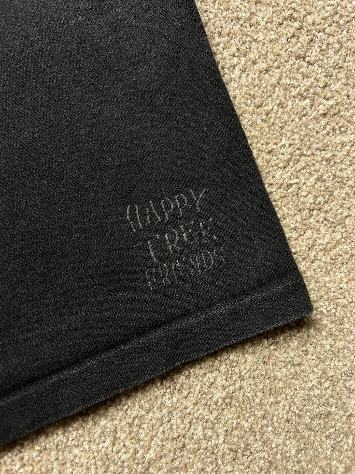 Happy Tree Friends Tee Black Xtra Small Made in Thailand