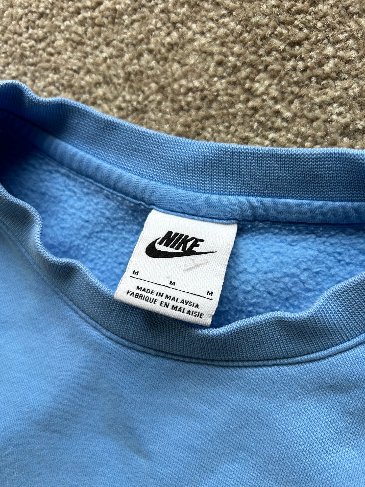 Nike Baby Blue Sweater Crewneck Medium