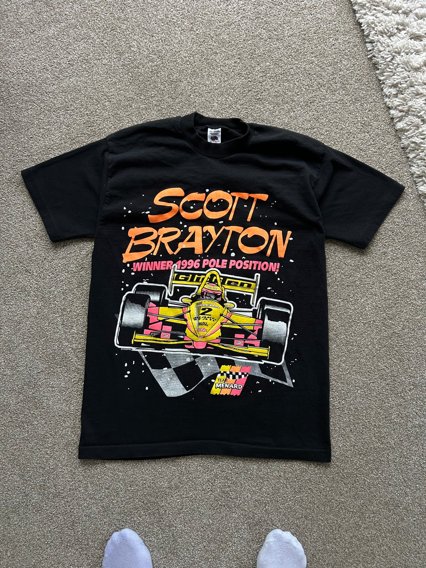 Scott Brayton Car Tee FOTL 1996 Black Large