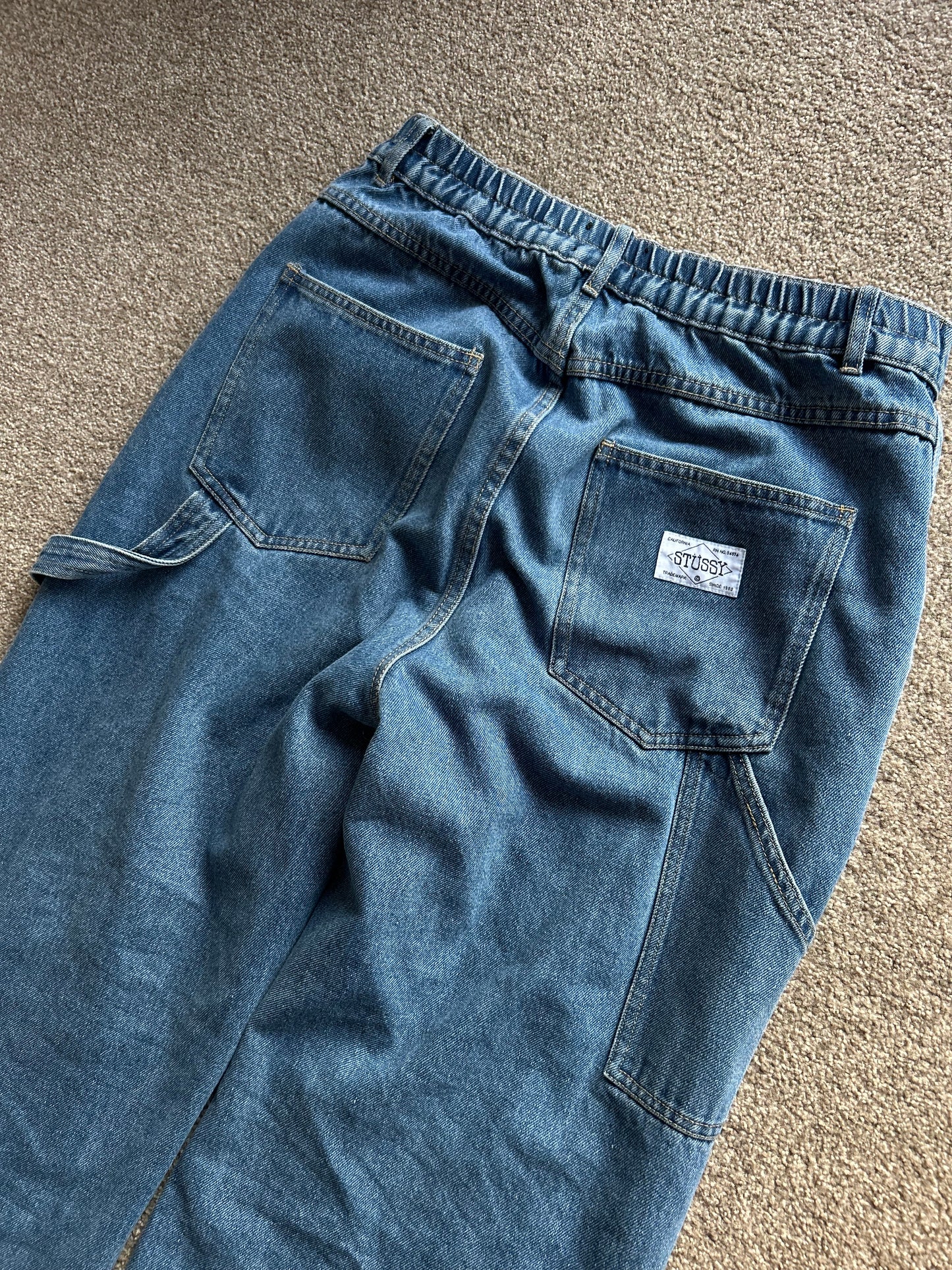 Stussy Work Pant Denim Washed Blue 32