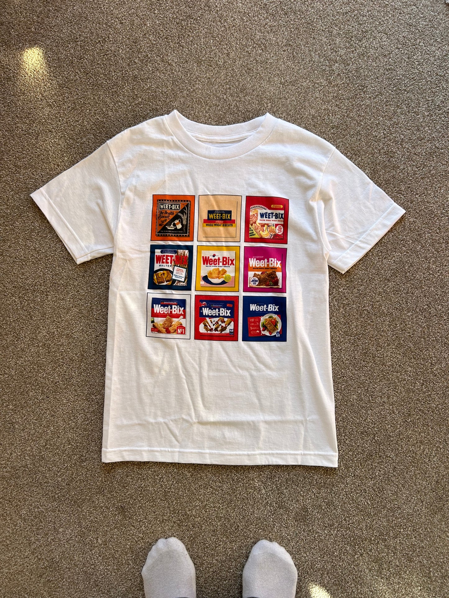 Weet-Bix Retro T-Shirt Small White