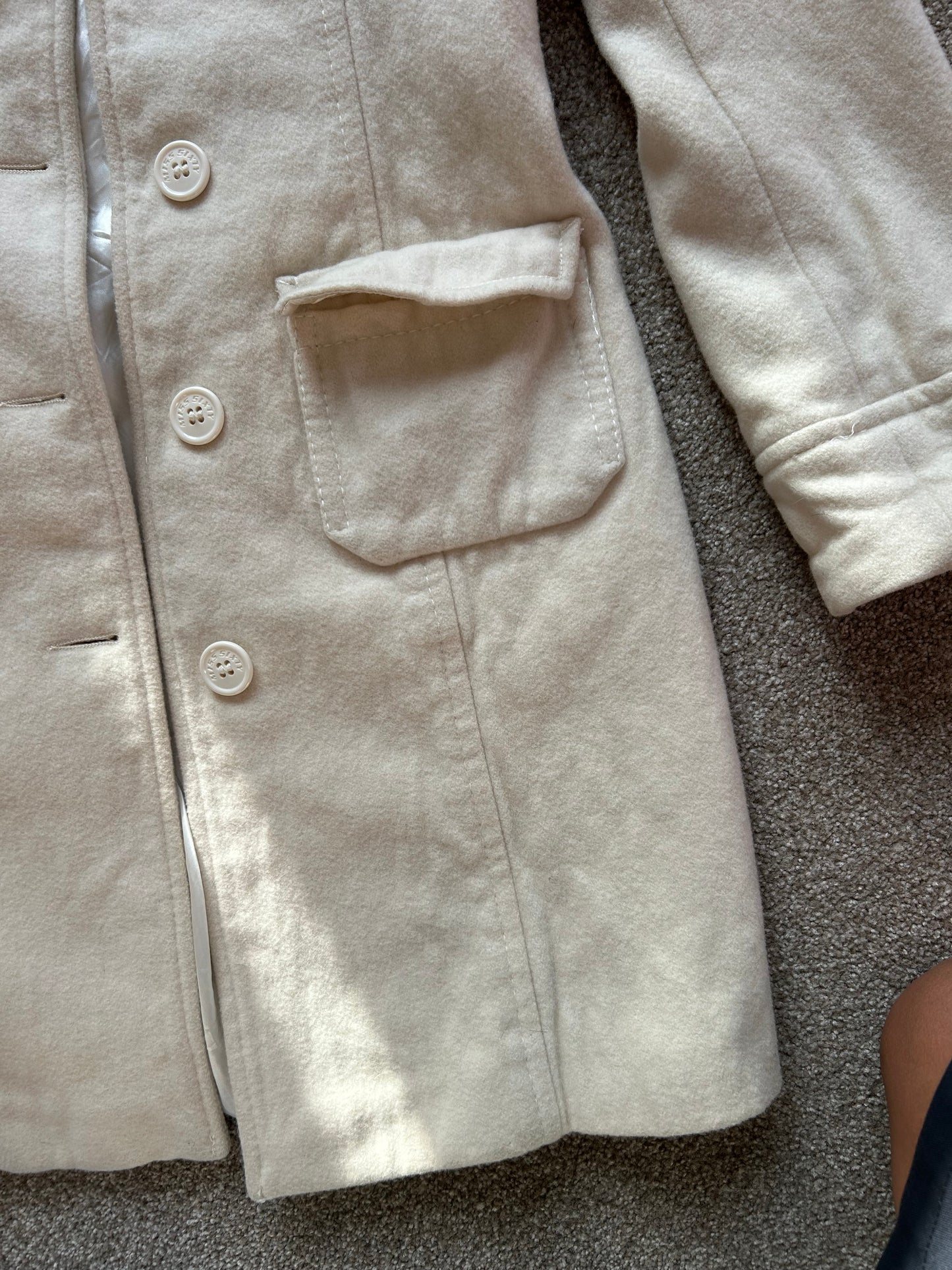 Miss Sixty Wool Trench Coat Medium Y2K