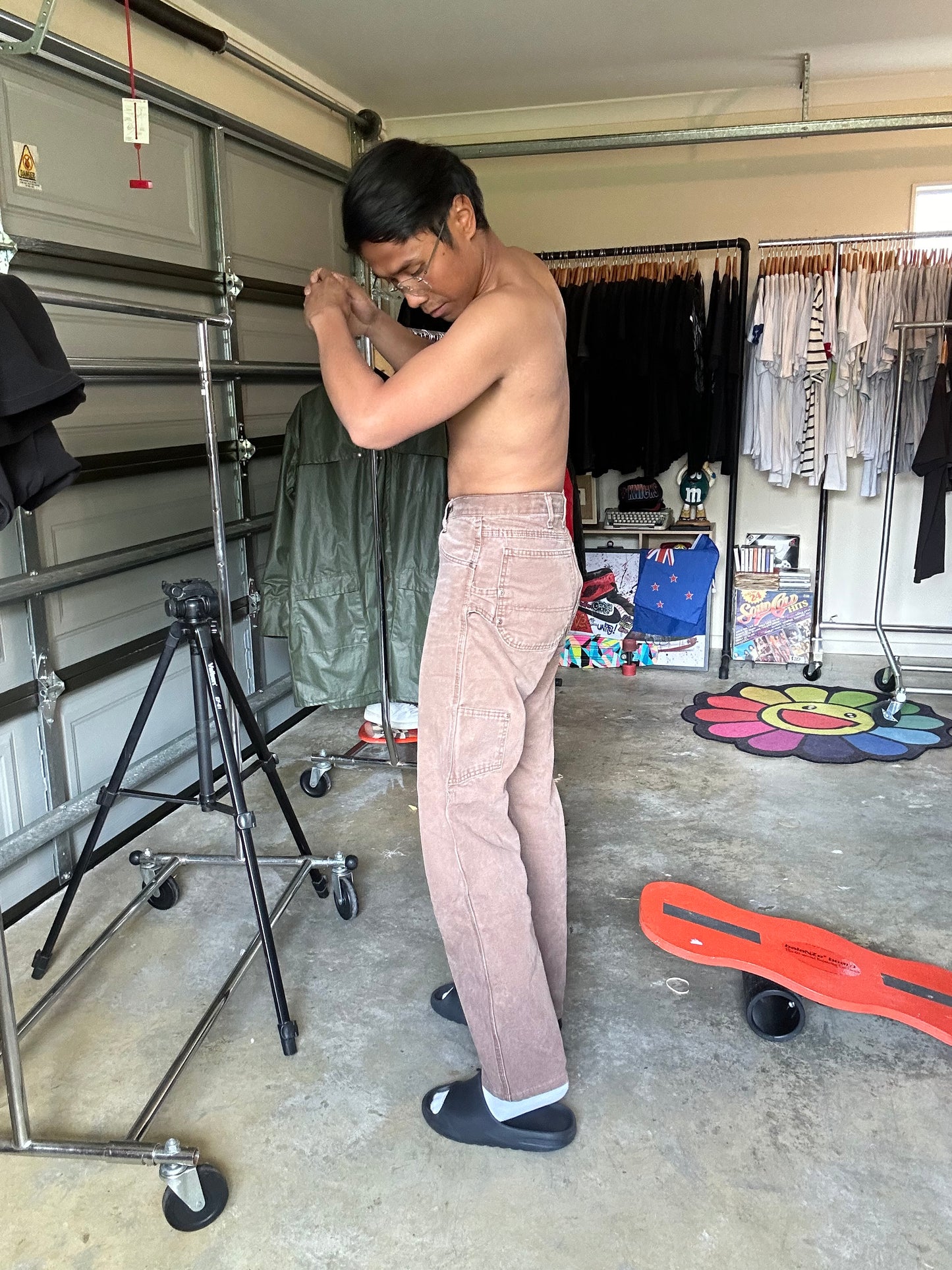 vintage brown Dickies carpenter pants size 28