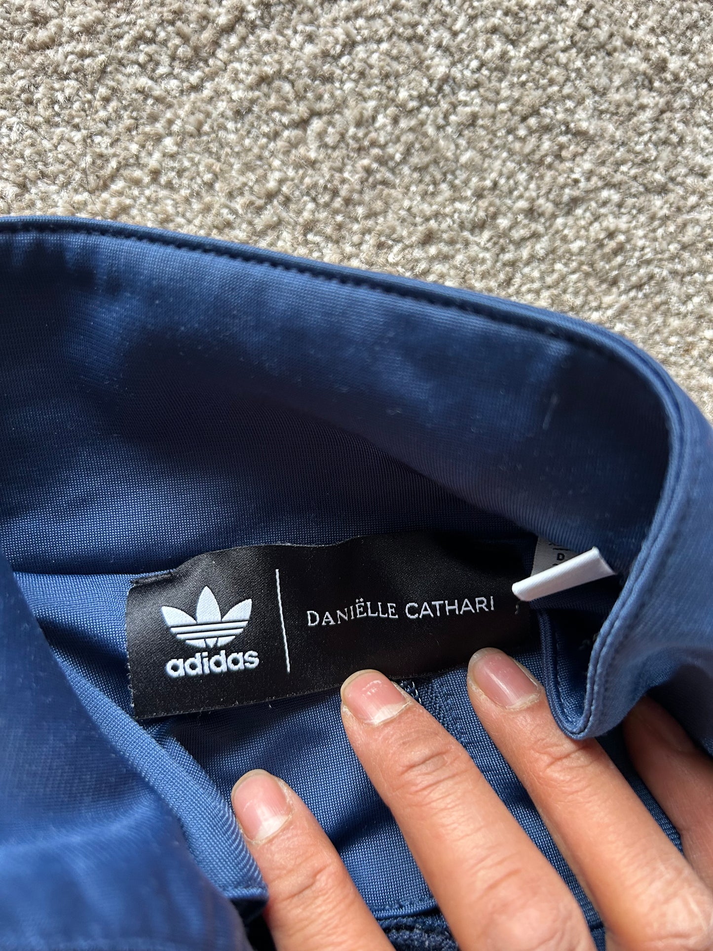 Adidas Originals X Danielle Cathari Deconstructed Track&Top In Navy Extra Small Blue