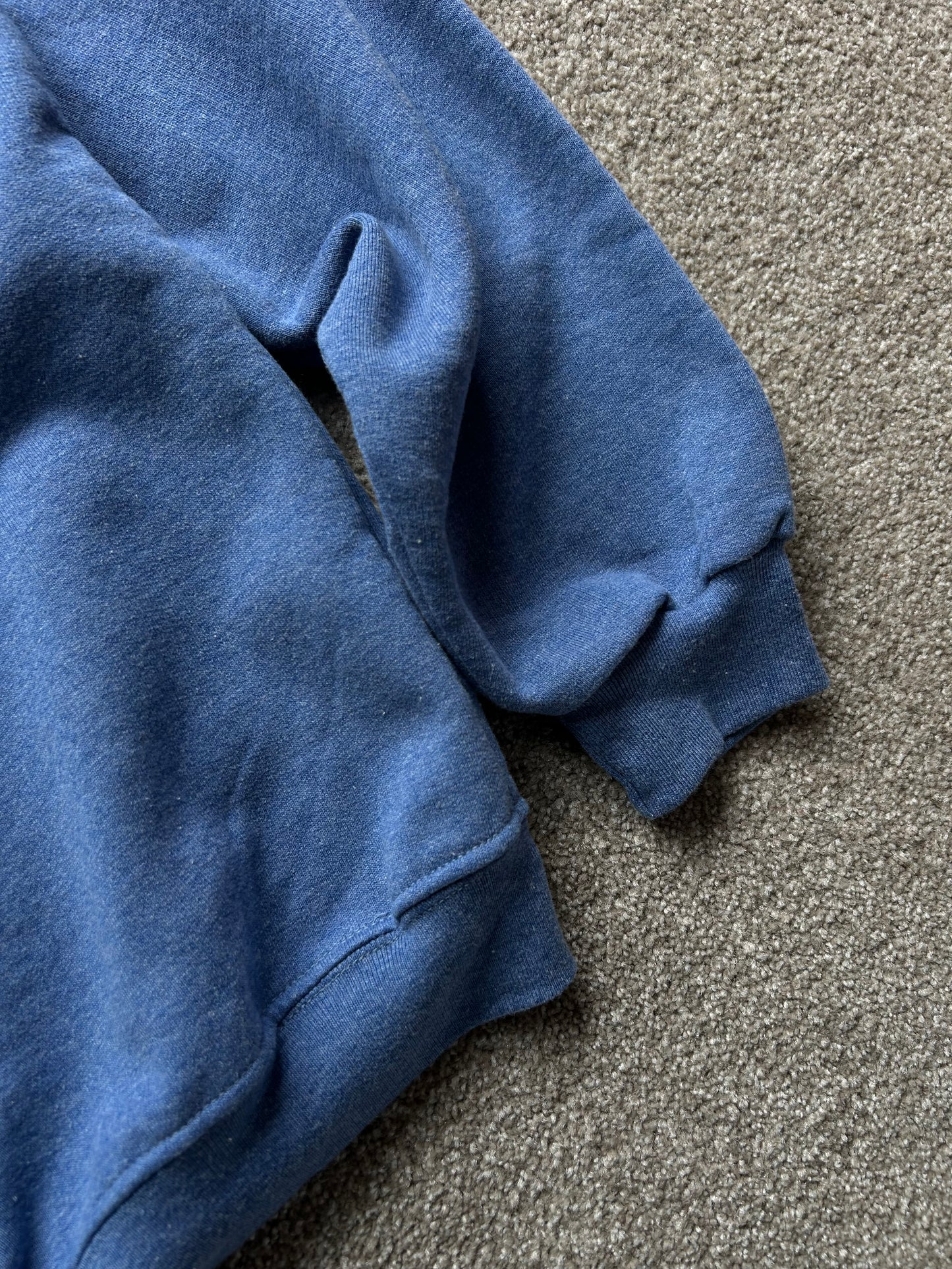 Vintage Paris France Blue Sweater Large