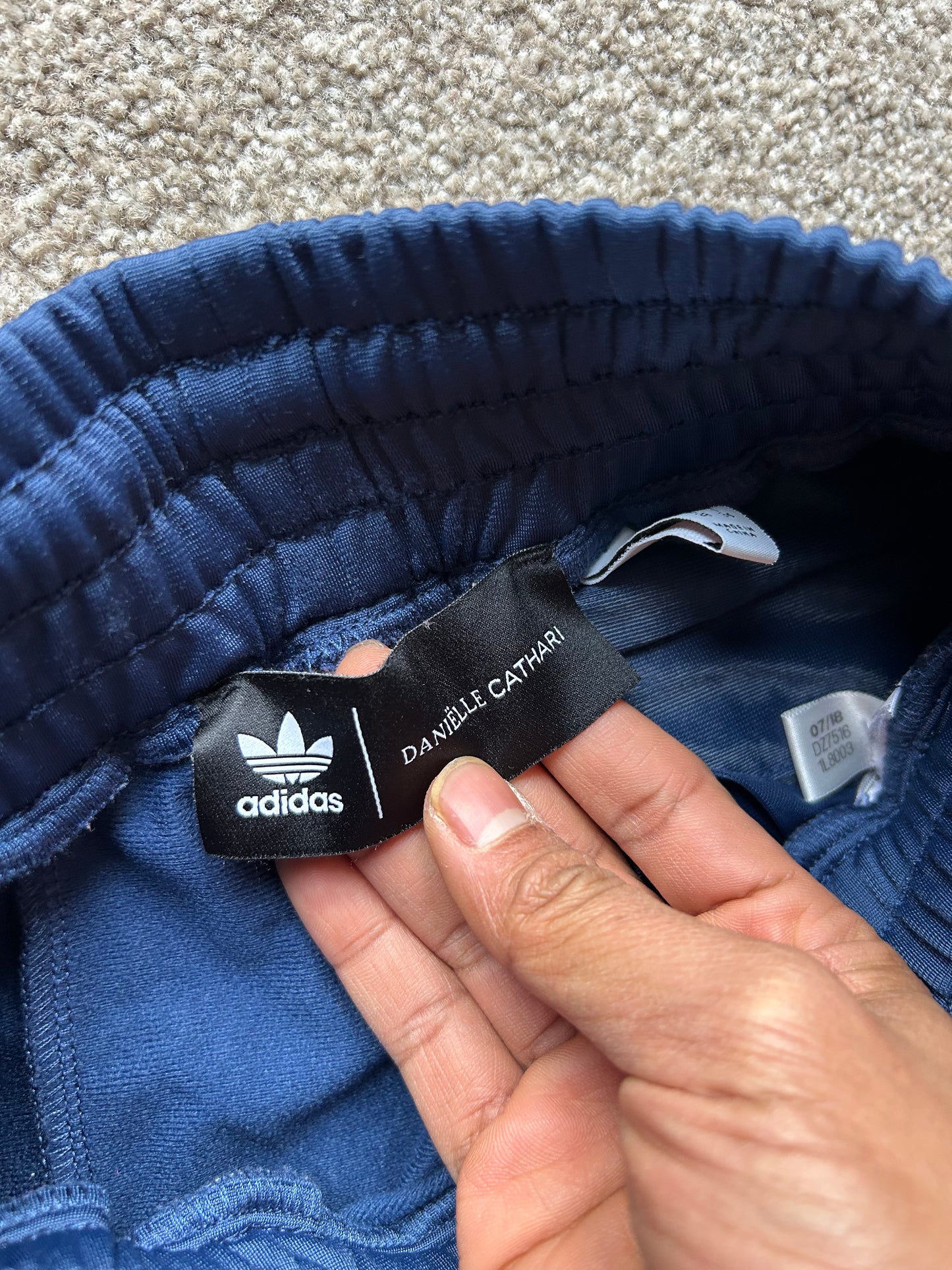 Adidas Originals X Danielle Cathari Deconstructed Track&Top In Navy Extra Small Blue