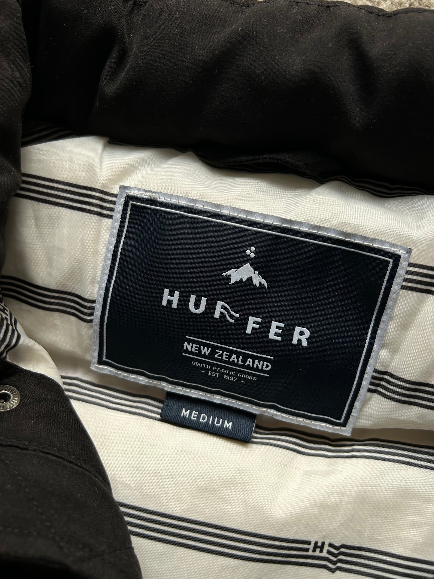 Huffer Men's Classic Down Vest Black Medium - Large