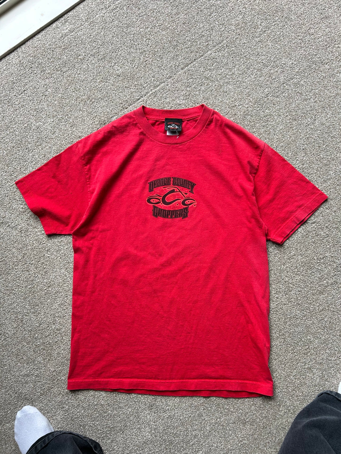 Vintage Orange County Choppers Tee Red 2004 Large