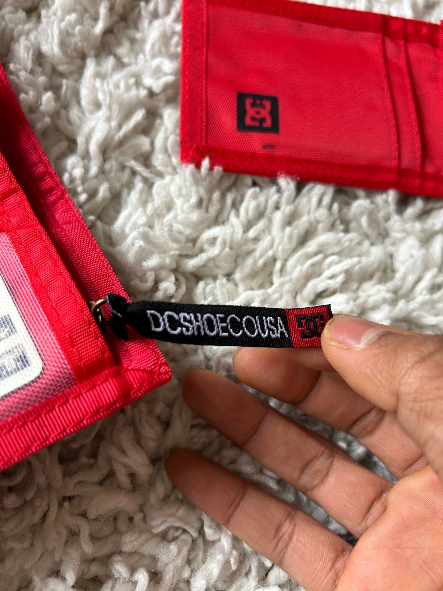 Y2K DC Trifold Wallet Red