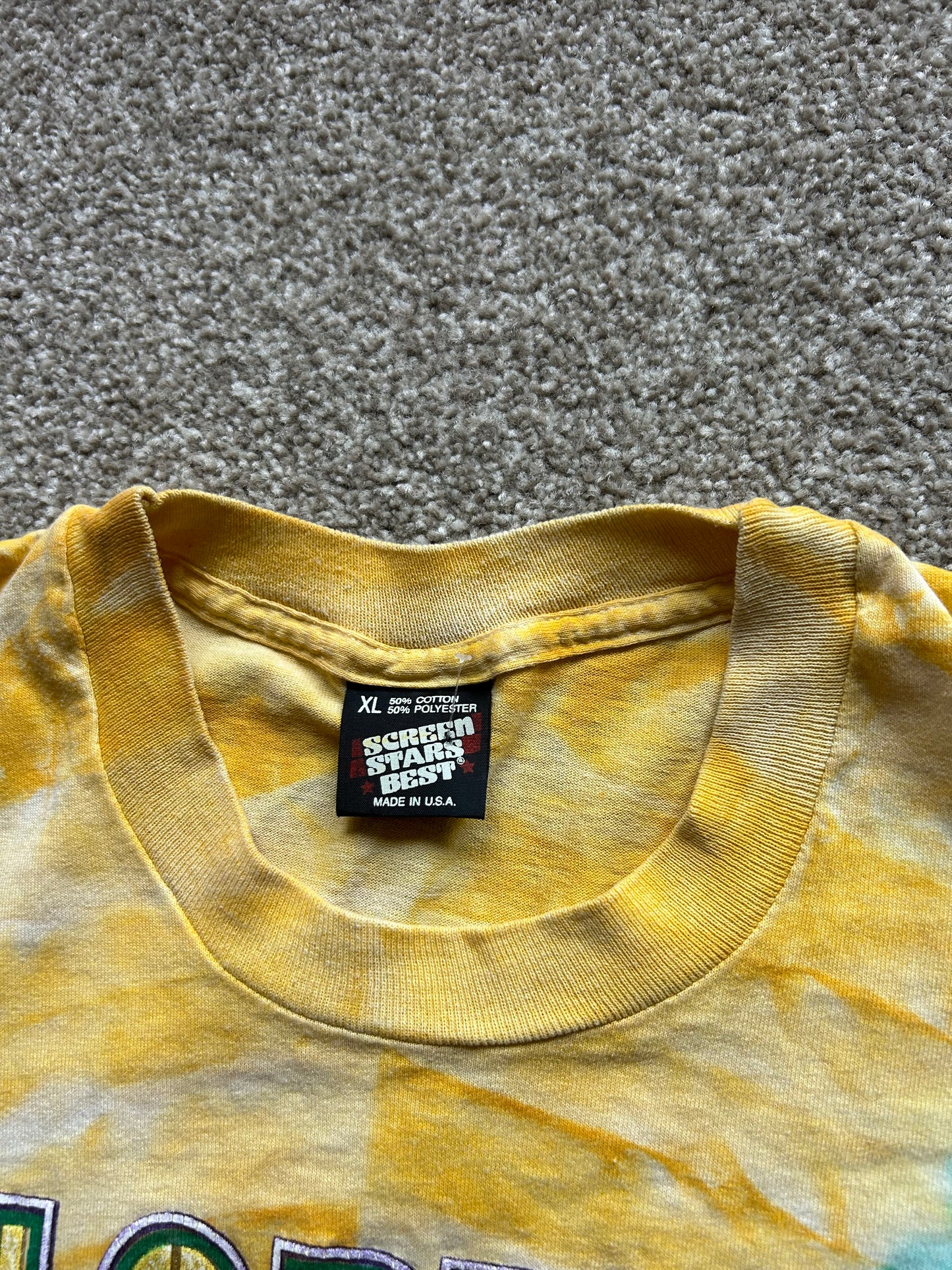Vintage New Orleans Tee Tie Dye Single Stitch XL
