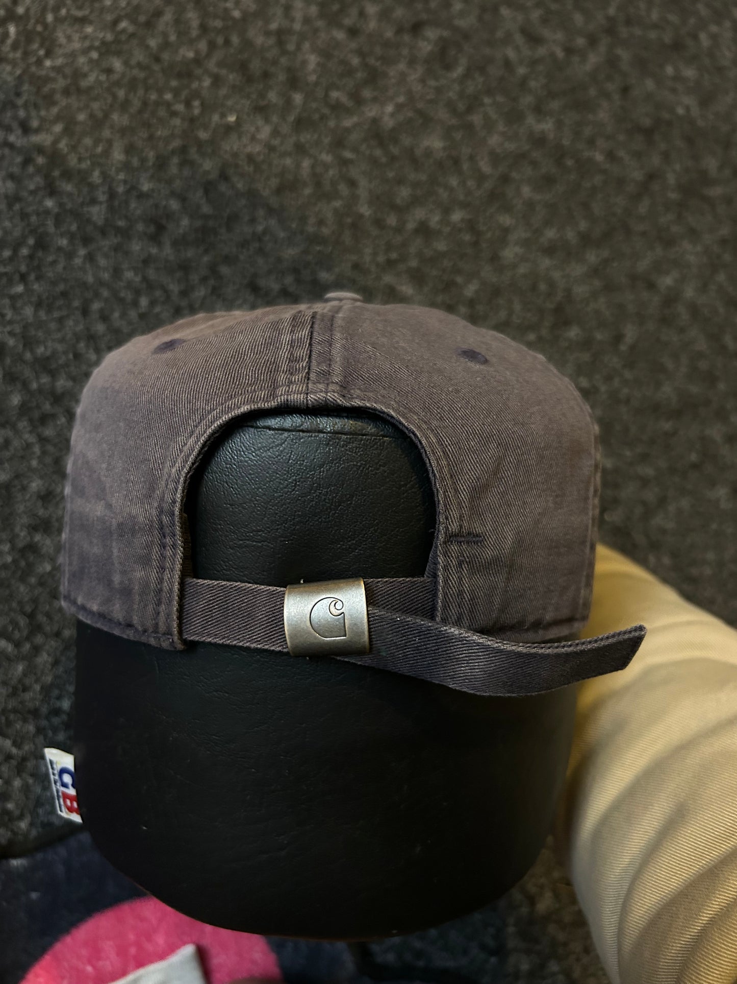CARHARTT WIP MADISON LOGO CAP,Dark Navy & Icy Water