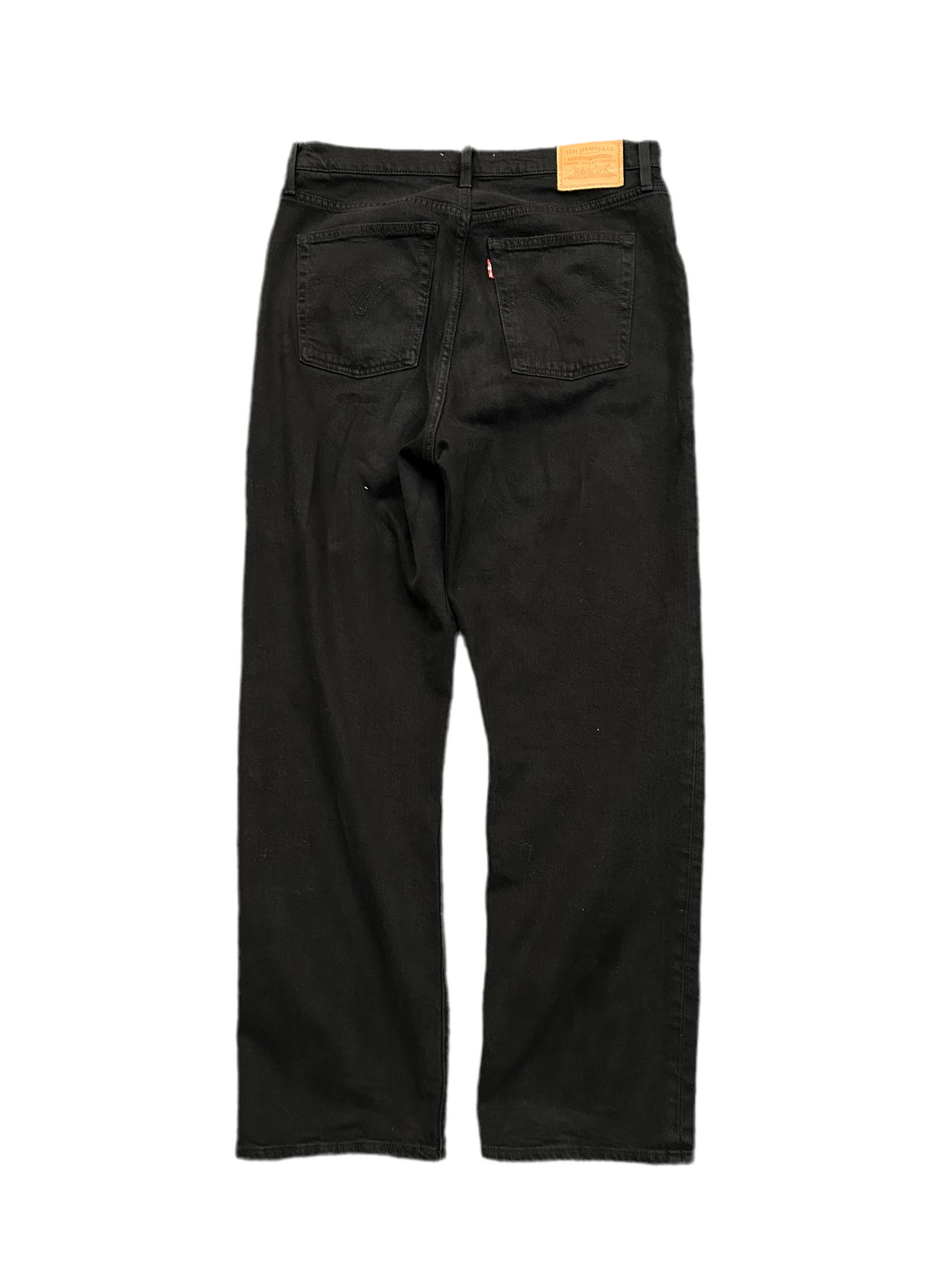 Levi's Ribcage Straight Baggy Pants Black size 33