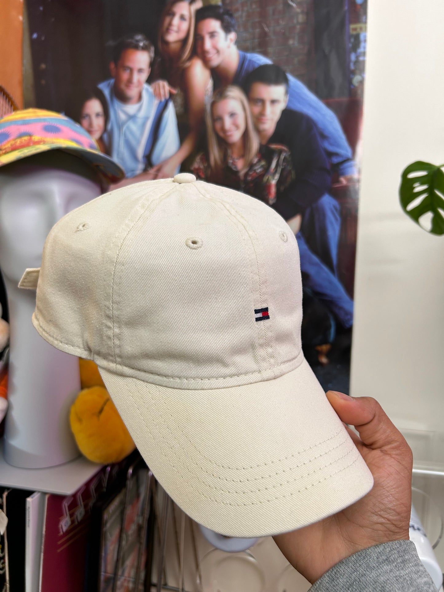 Tommy Hilfiger Cream Small Logo Hat