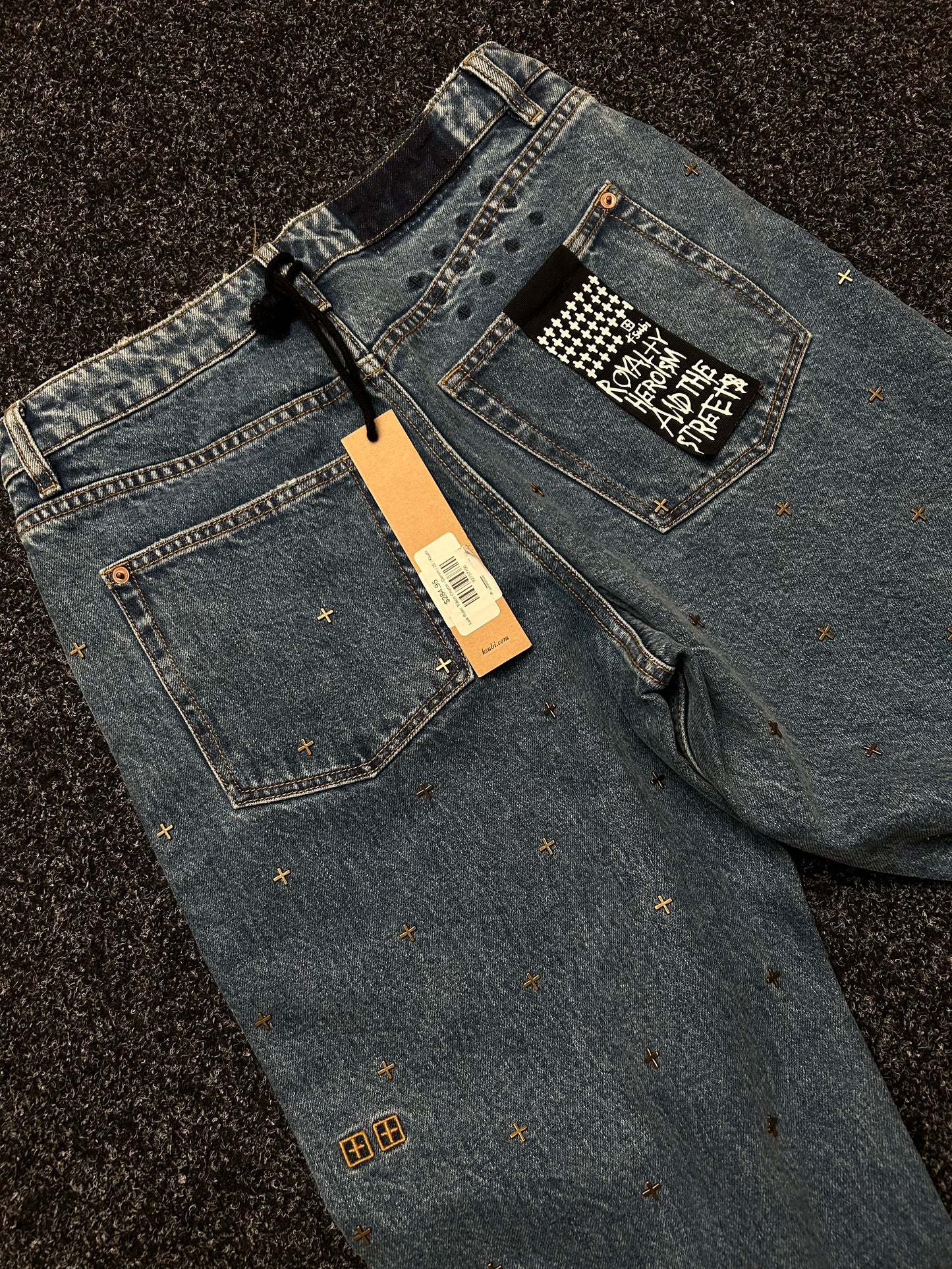 Ksubi Denim Studded Metal Denim Pants size 32 Deadstock
