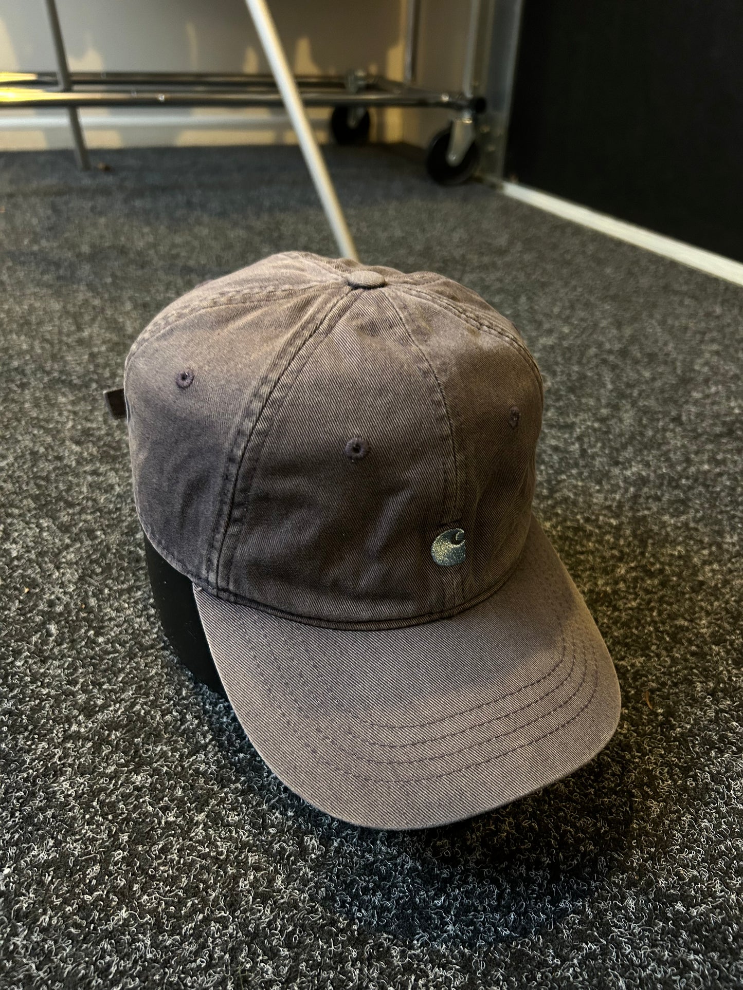 CARHARTT WIP MADISON LOGO CAP,Dark Navy & Icy Water