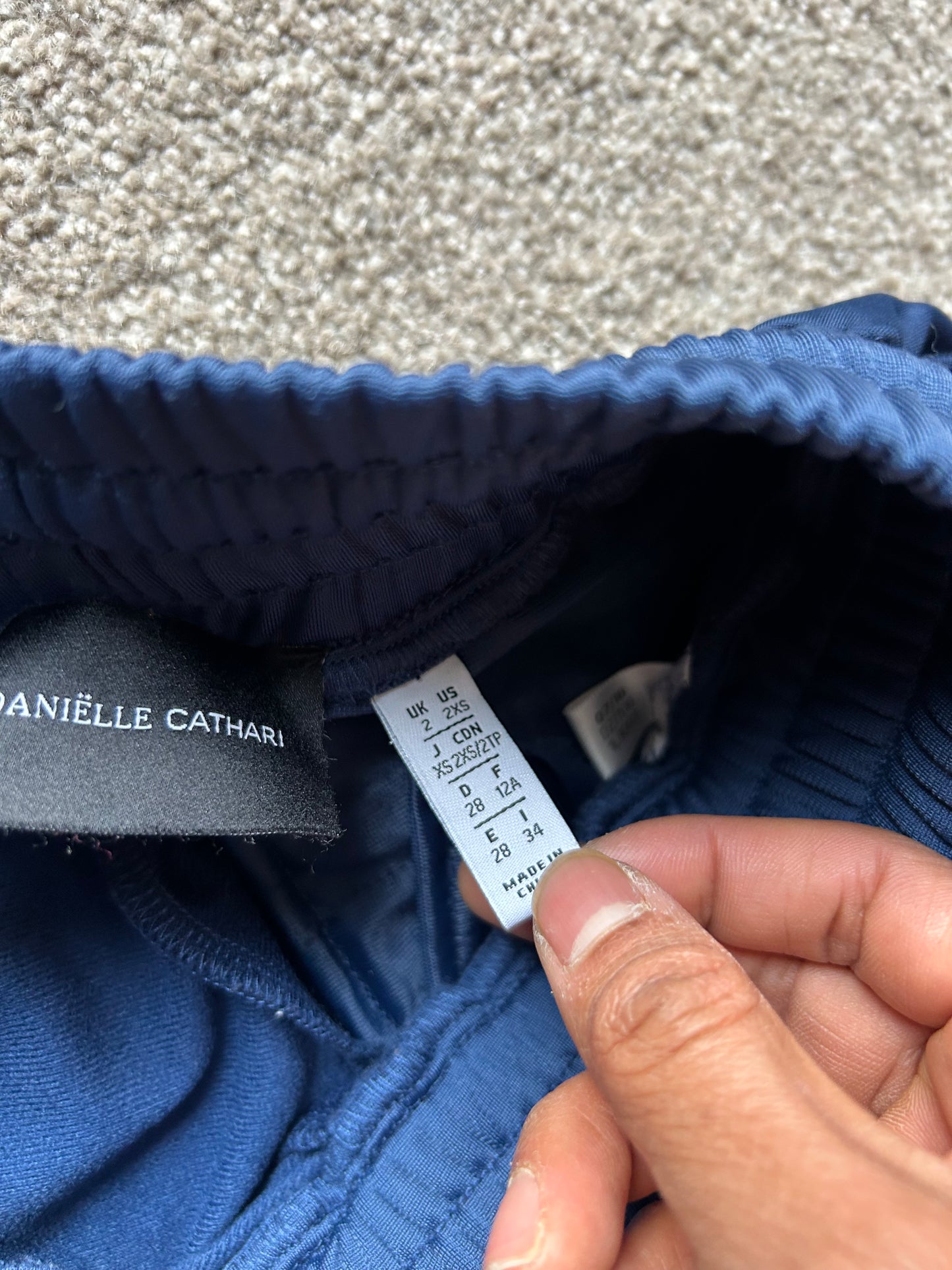 Adidas Originals X Danielle Cathari Deconstructed Track&Top In Navy Extra Small Blue