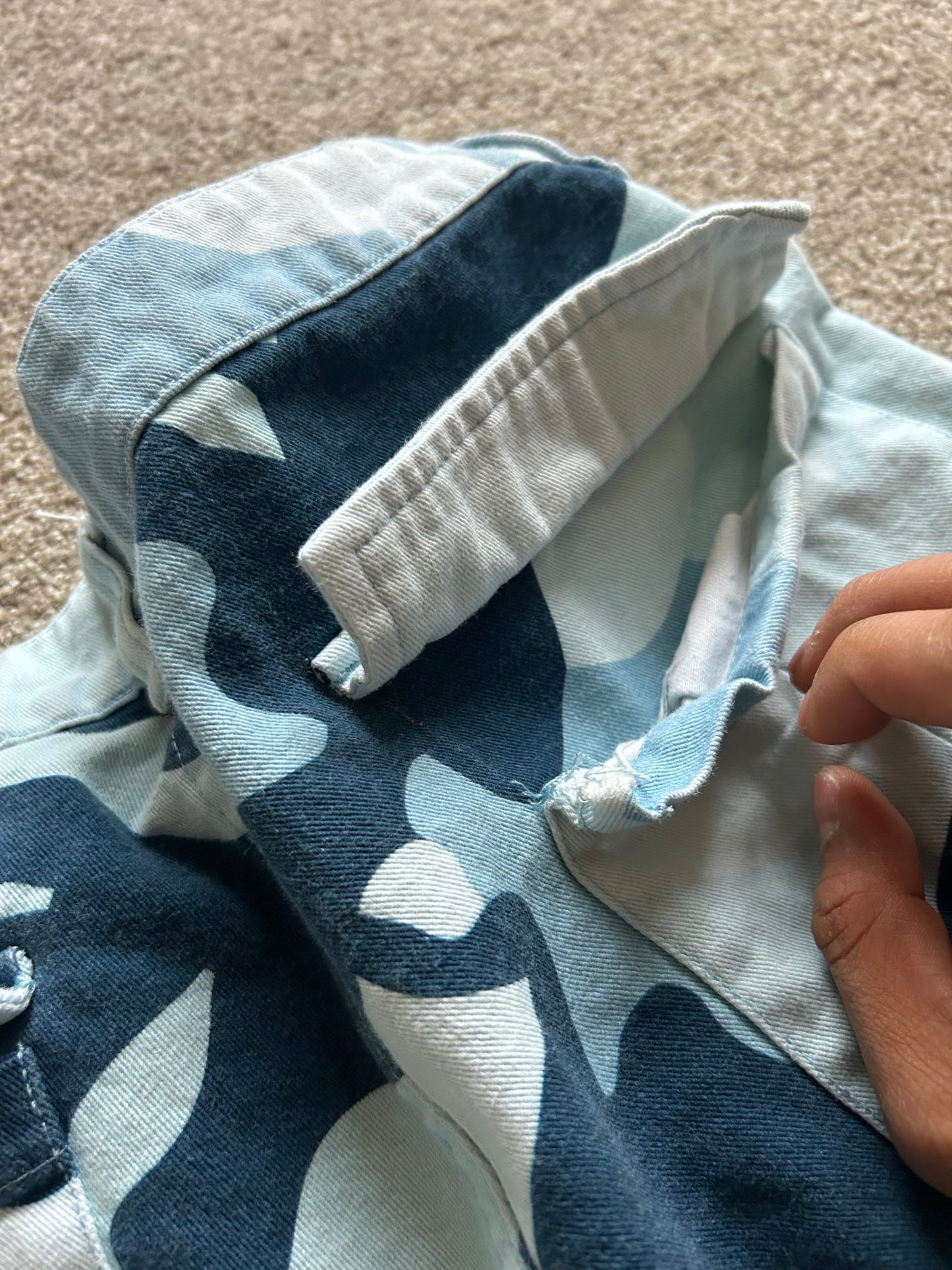 Golf Wang Camo Light Blue Shorts size 34