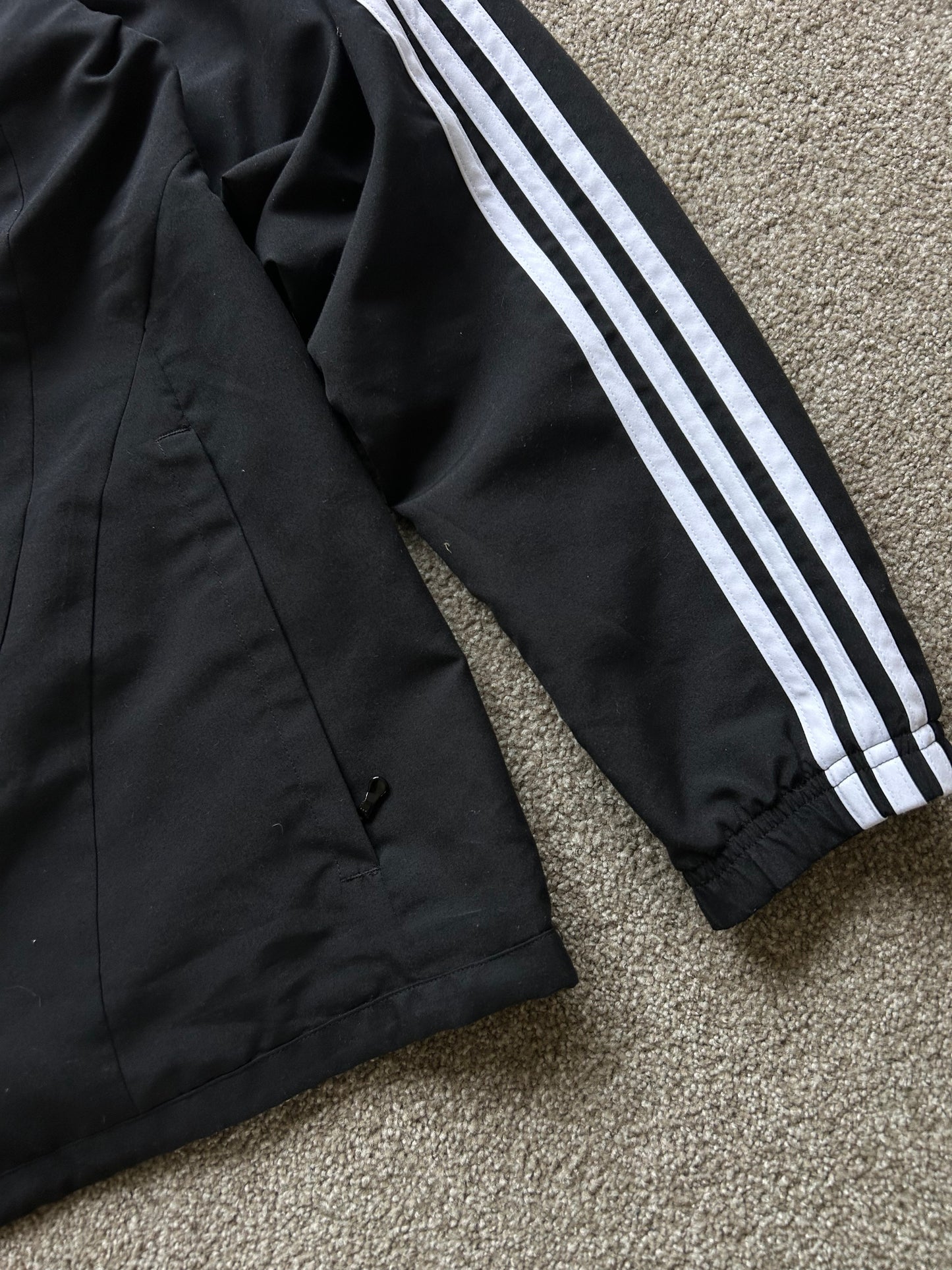 Adidas Black Track Jacket Large