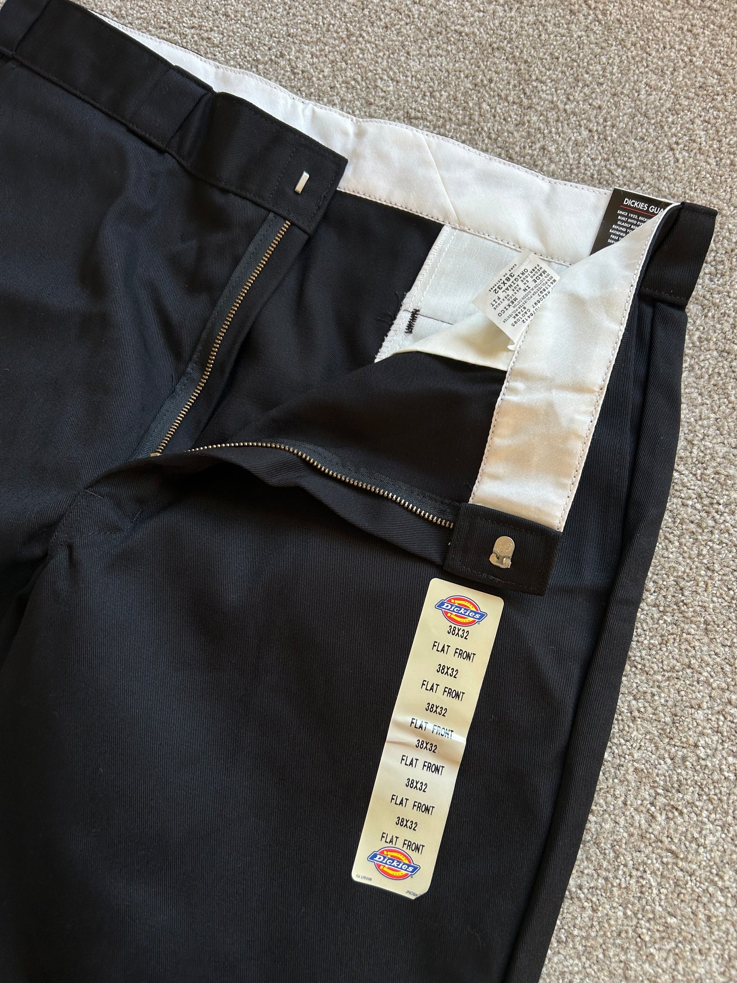 Dickies 874 Black Made in Mexico size 38
