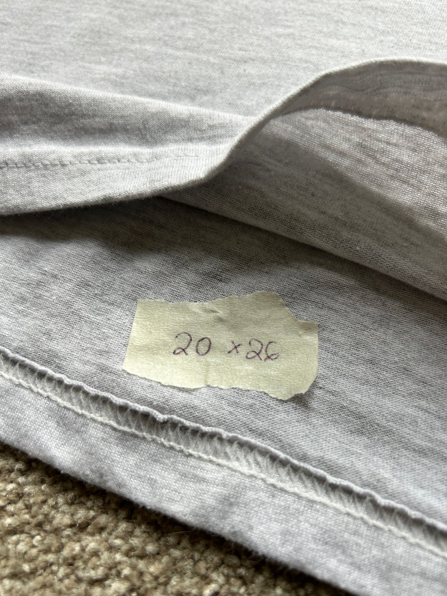 Vintage Scooby Doo Tee Grey Medium Jerzees Tag