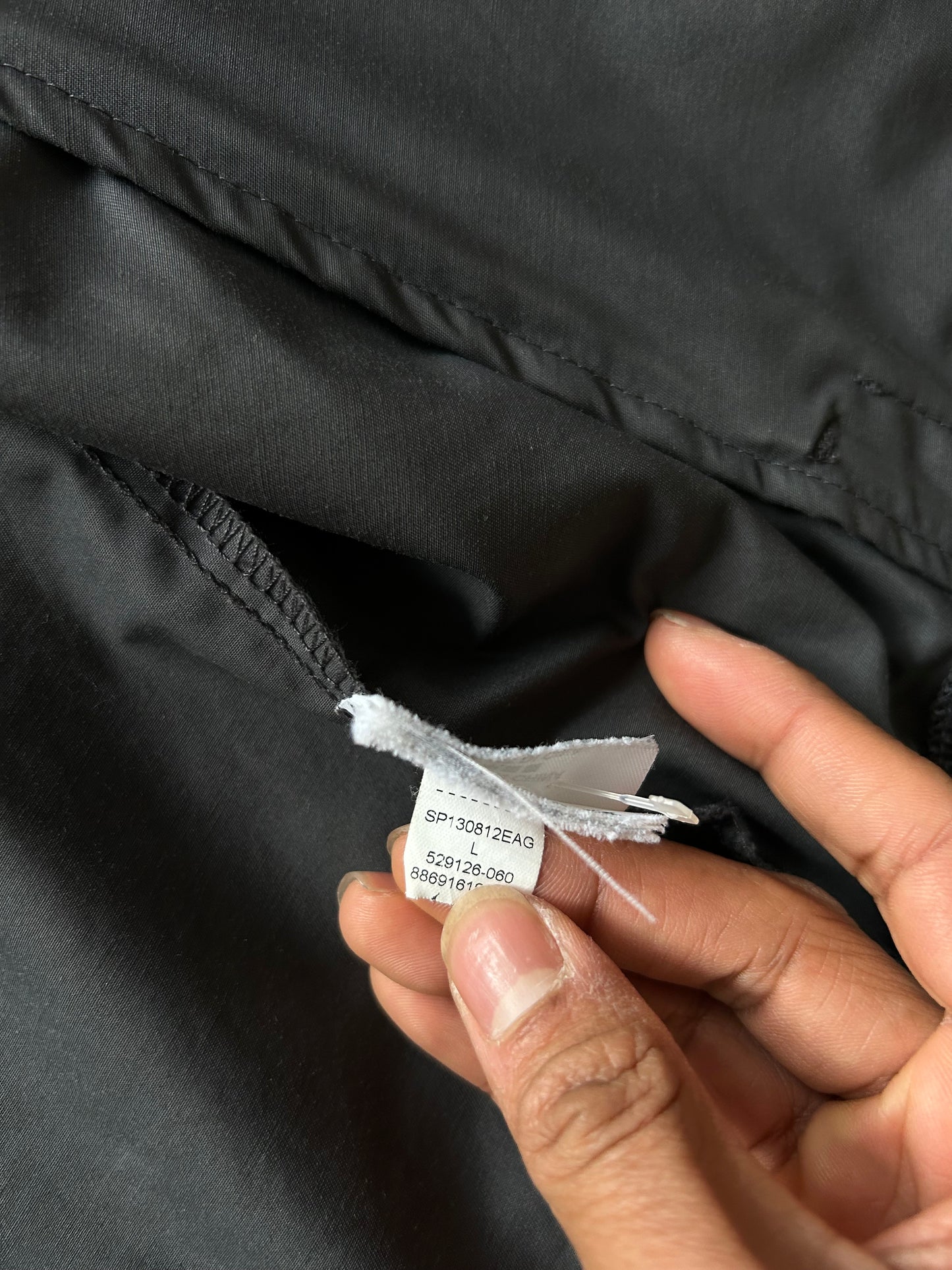 Nike Tiffany Swoosh Windbreaker Large Grey
