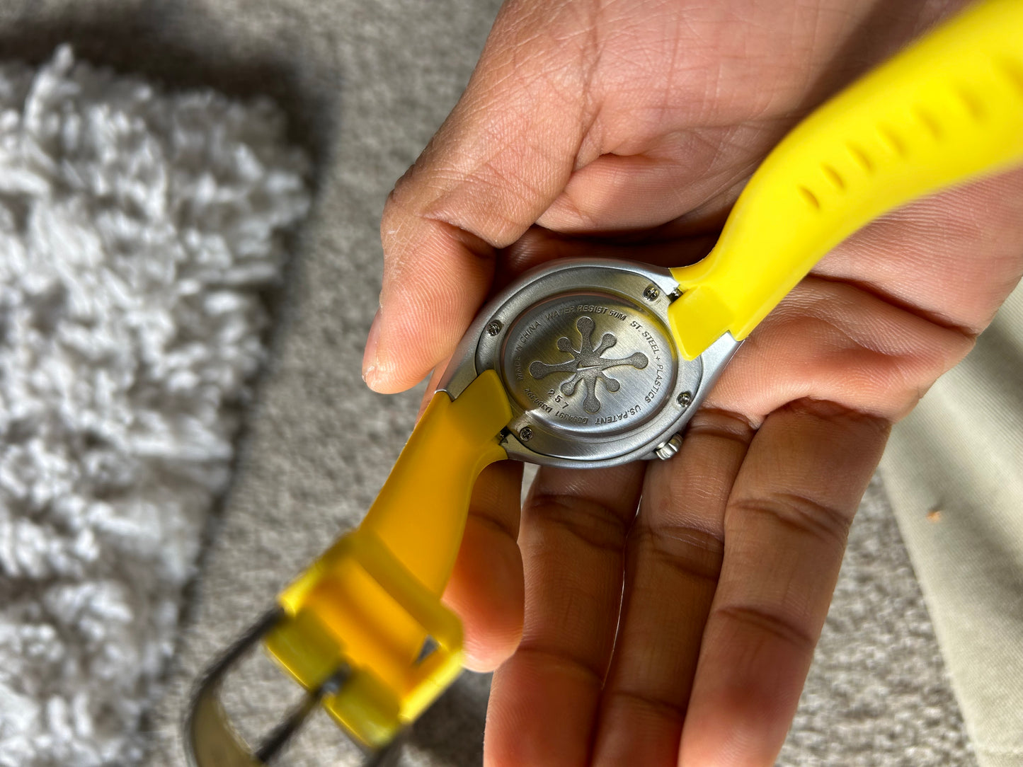 Vintage Nike Triax Sports Watch Yellow