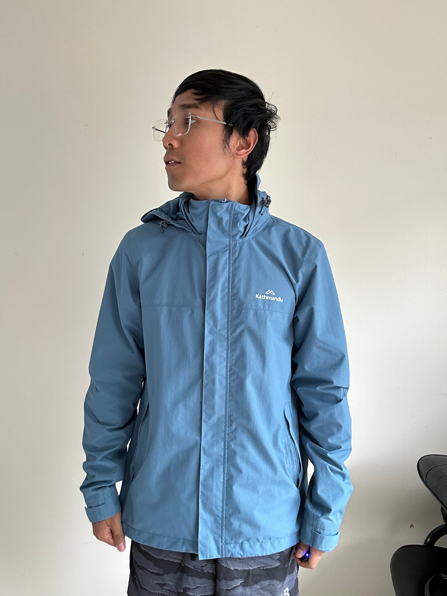 Kathmandu Blue Small Windbreaker Jacket NGX2