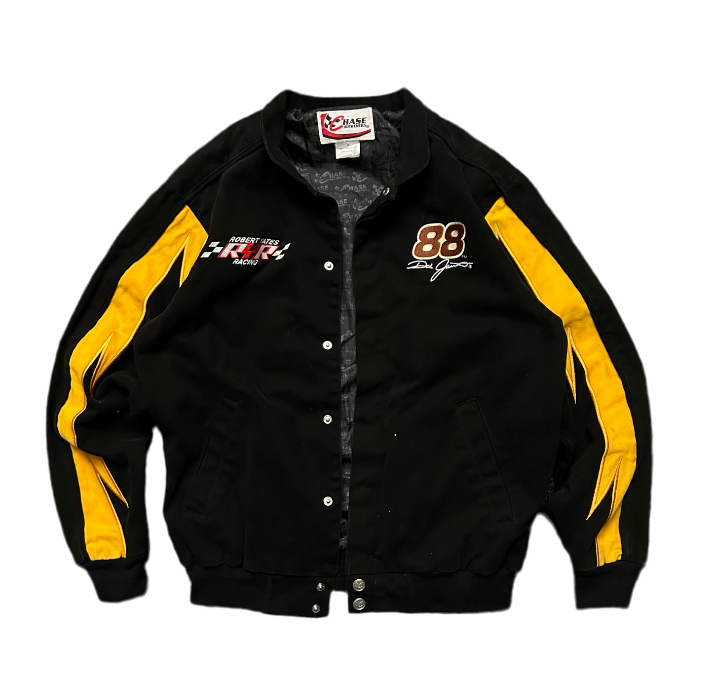 Chase Authentics Dale Jarrett Nascar UPS Black Racing Jacket Medium