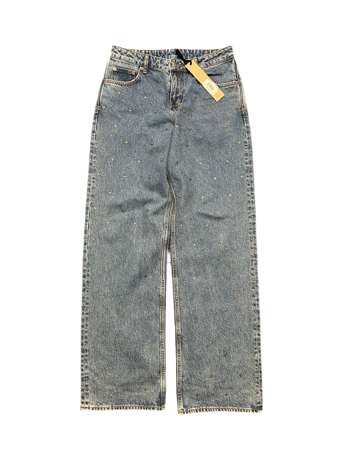 Ksubi Denim Studded Metal Denim Pants size 32 Deadstock