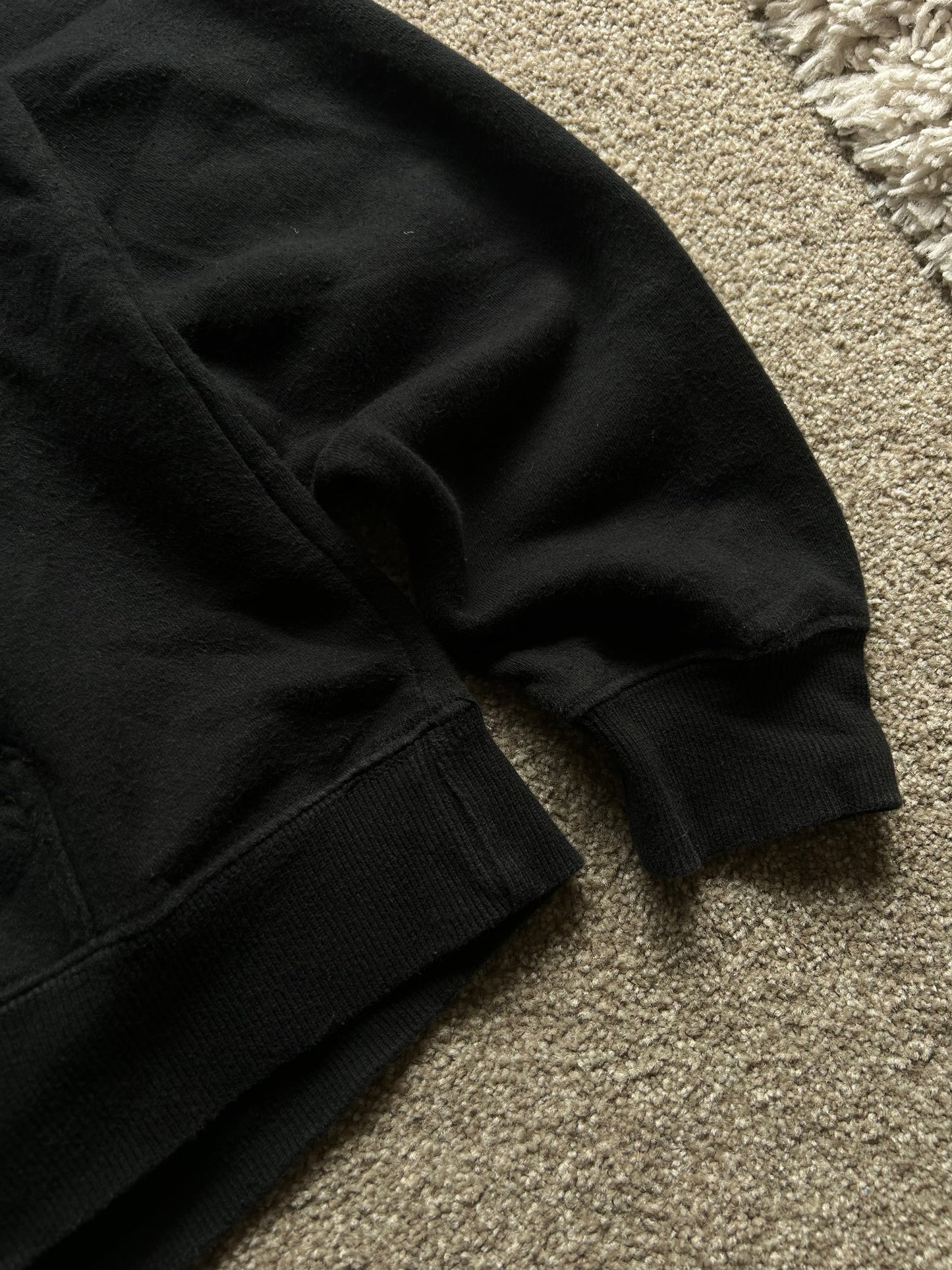 Vintage Stussy Hoodie Made in USA Black Large 9/10 Condition