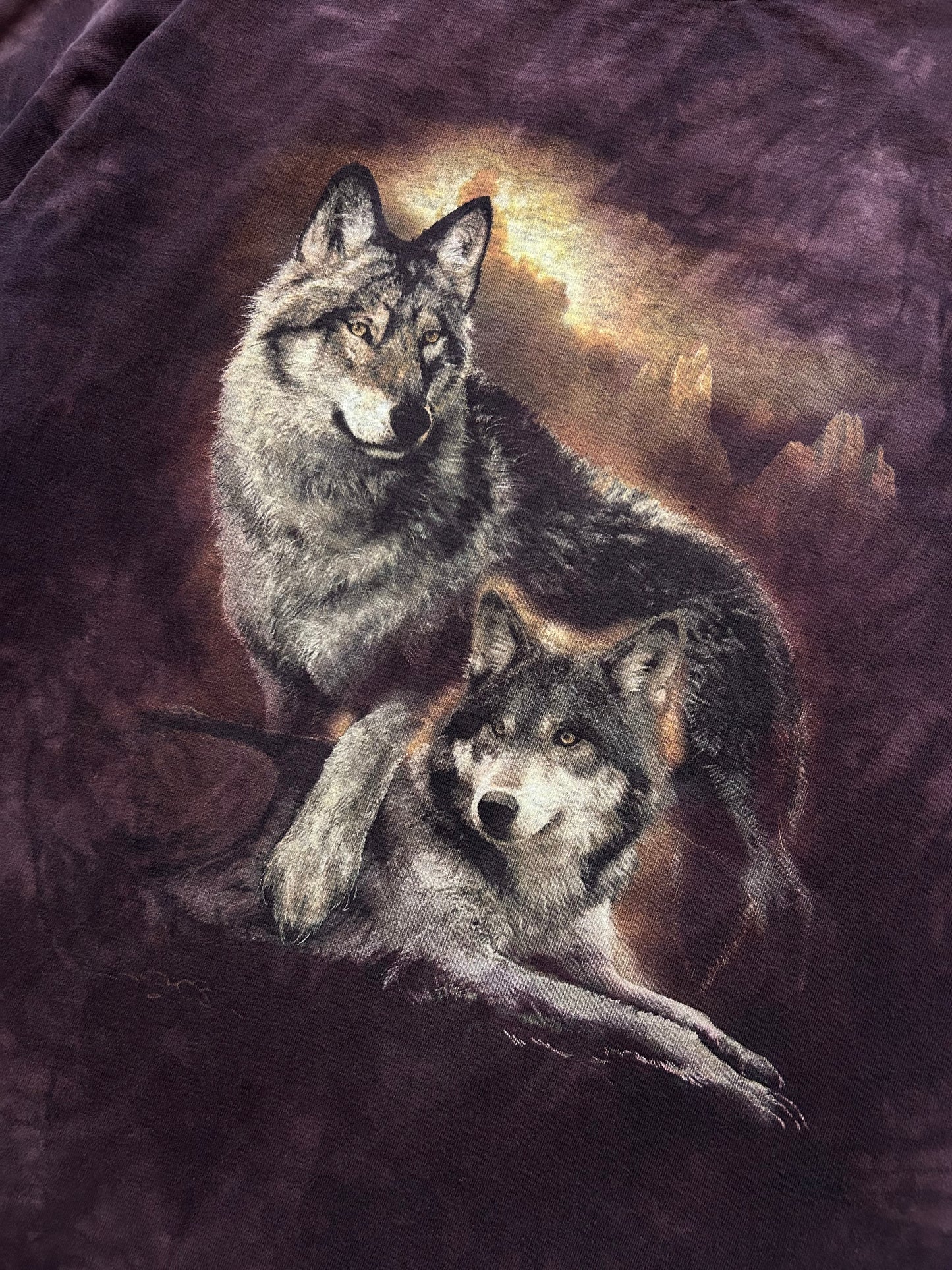 Vintage The Mountain Wold Maroon Large
