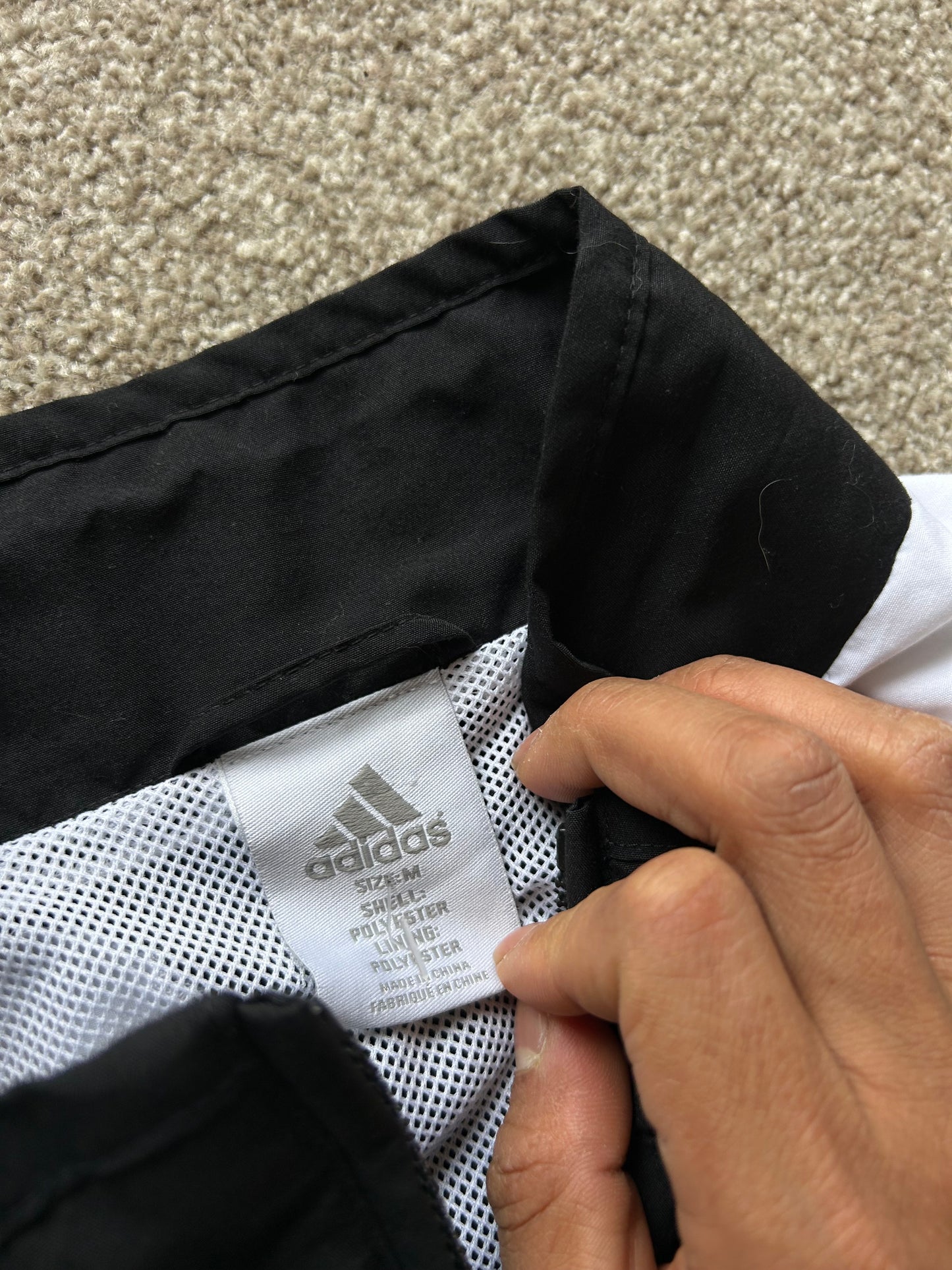 Adidas Black Track Jacket Large