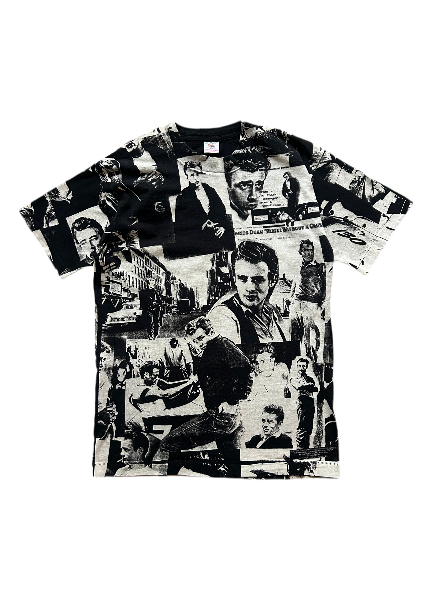 Vintage James Dean All Over Print FOTL Tag 1993 Medium Single Stitch