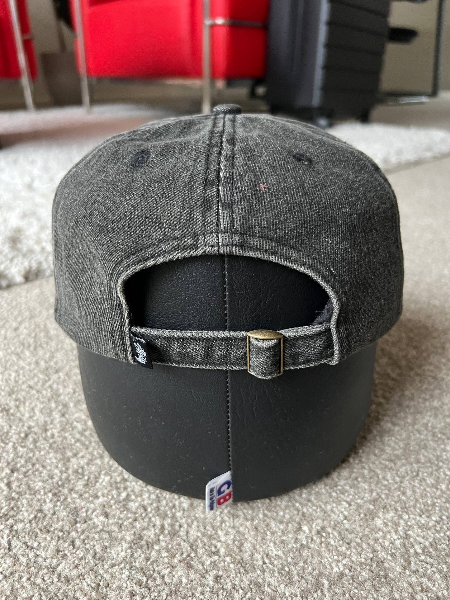 Stüssy Basic Washed Cap Charcoal
