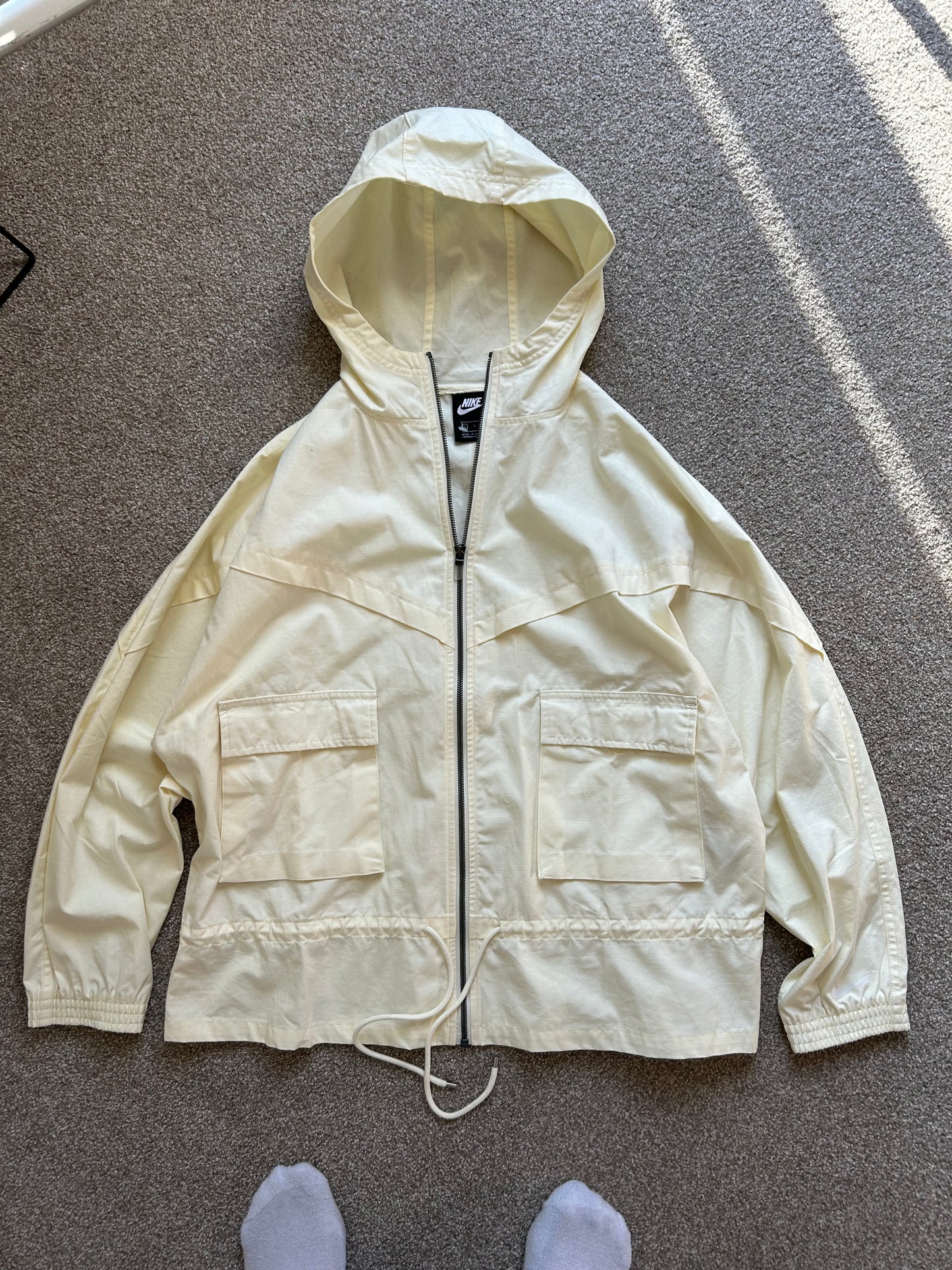 Nike Sportswear Icon Clash Jacket Oversize Cream