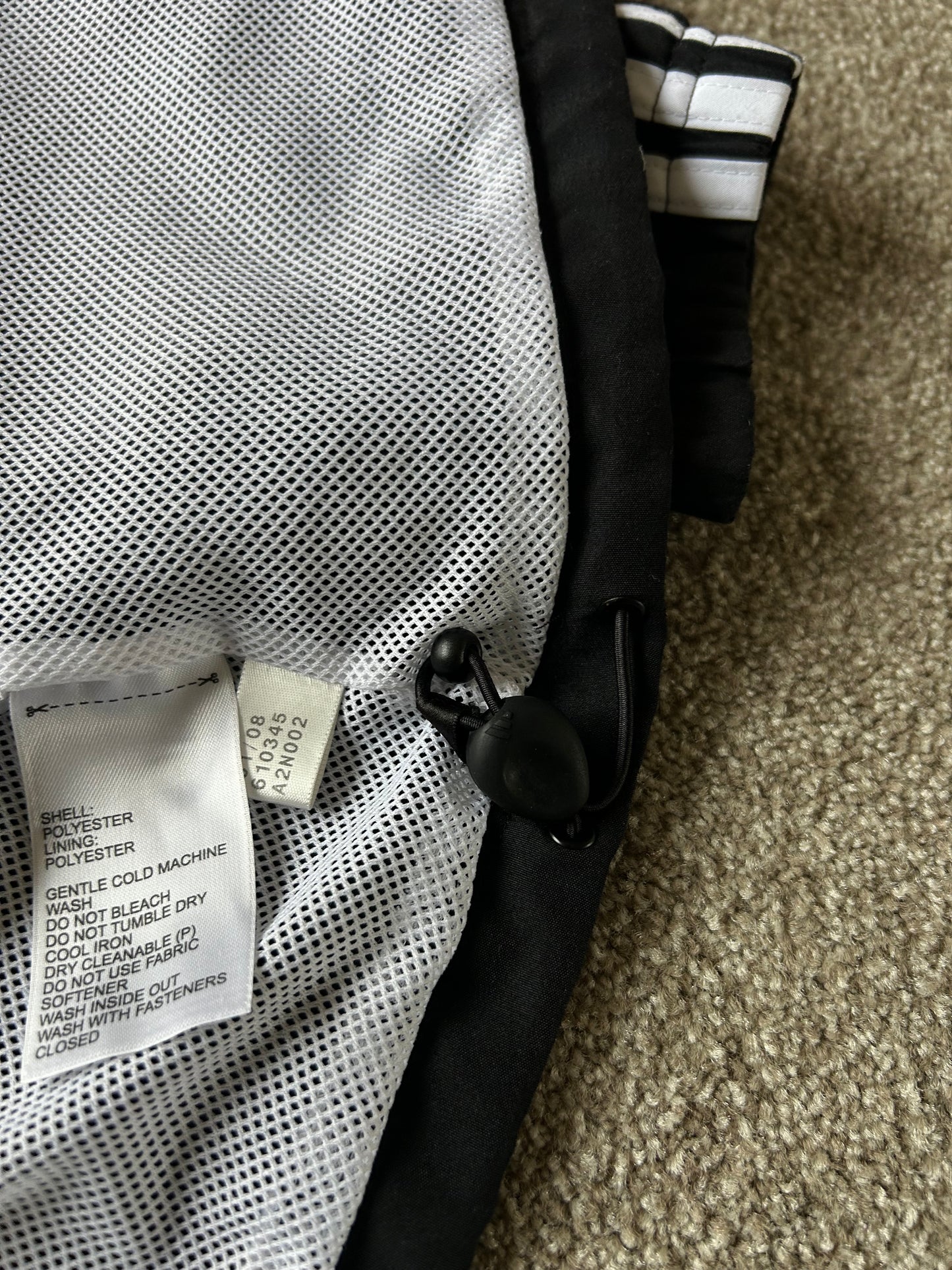Adidas Black Track Jacket Large
