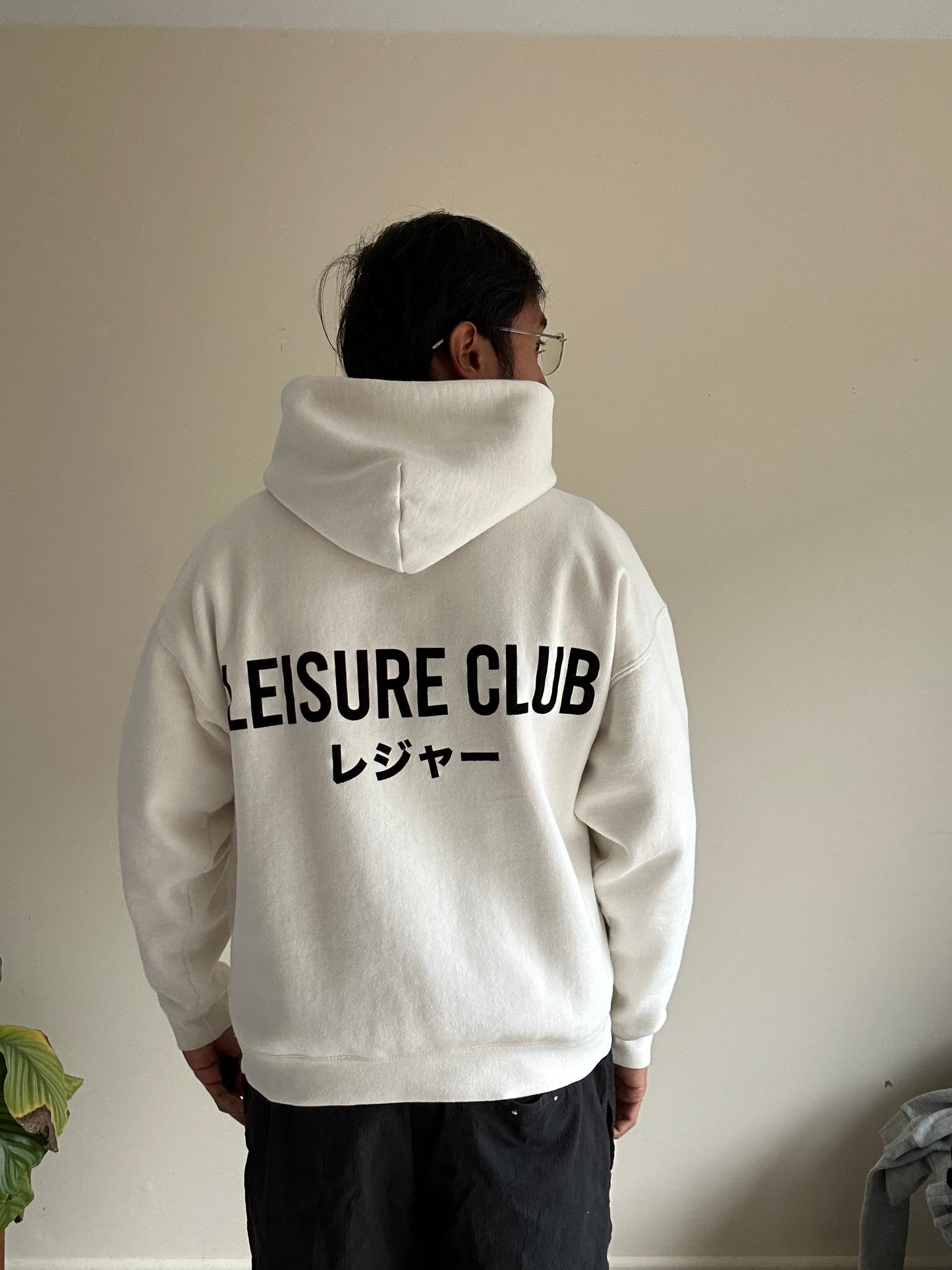 Absent Hoodie Cream size Small