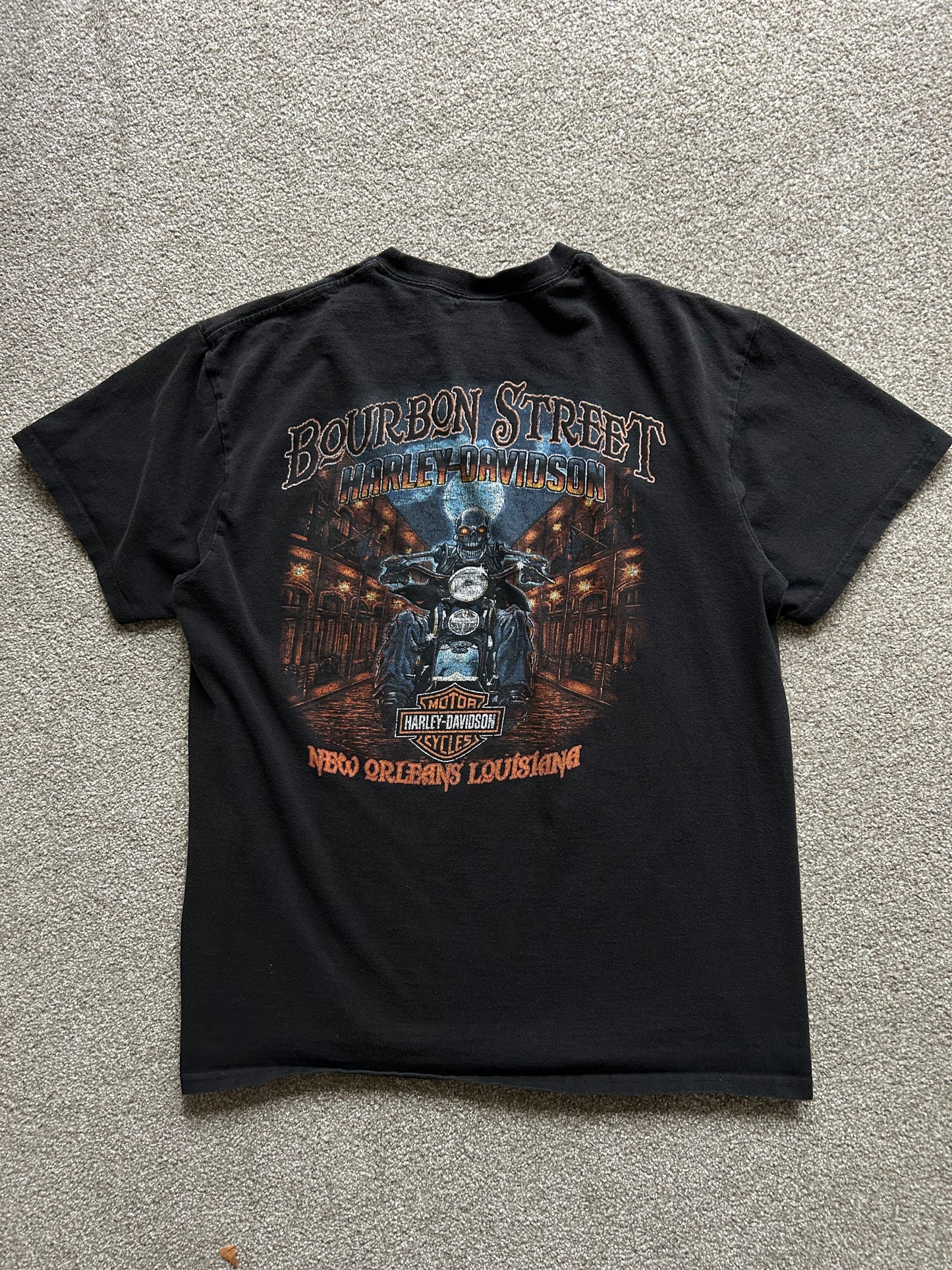 Harley Davidson Pocket Tee Large Black 2012