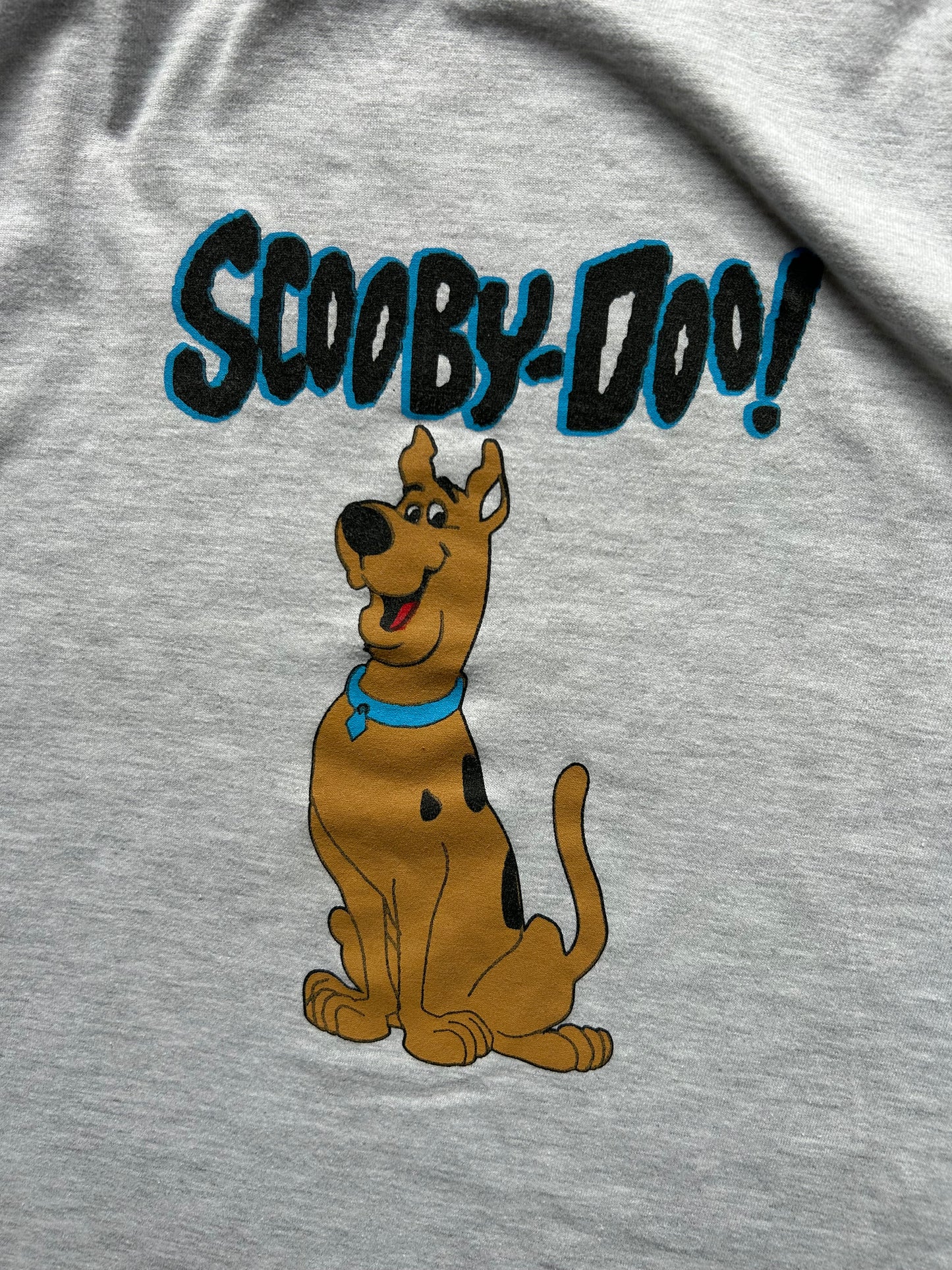 Vintage Scooby Doo Tee Grey Medium Jerzees Tag