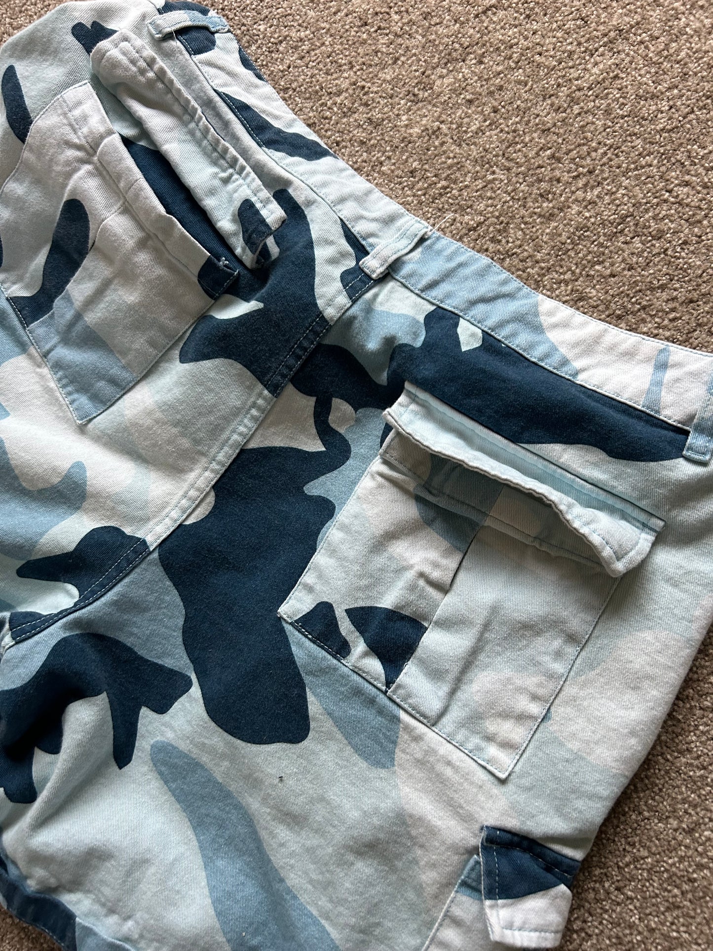 Golf Wang Camo Light Blue Shorts size 34